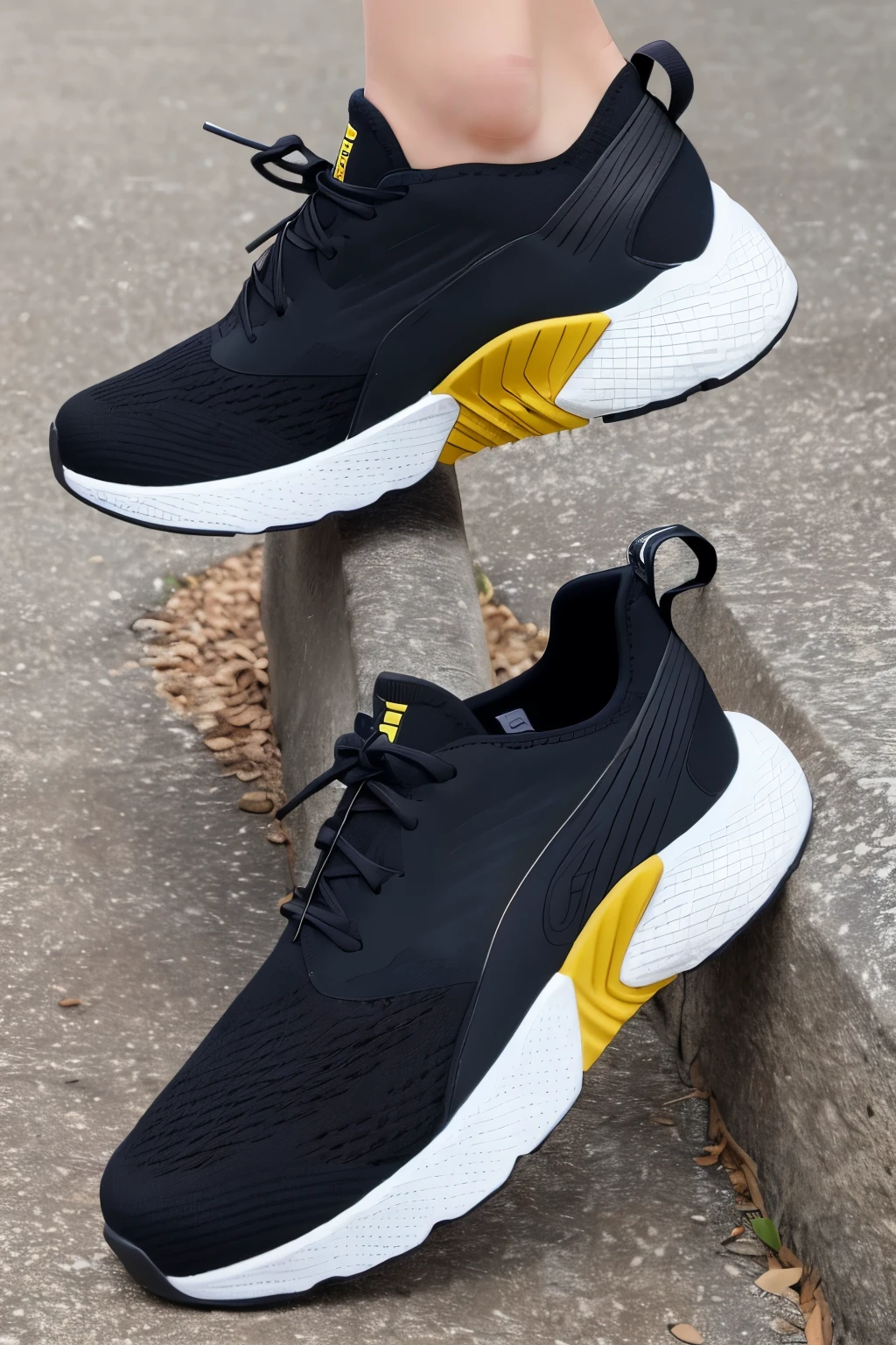 Create a sports shoe, highly technological and with ultimate comfort, whose brand evokes the image of a kangaroo, a ground-breaking sneaker --s2
This shoe is a marvel of modern engineering, boasting advanced technologies and unrivaled comfort. The brand, inspired by the agility and power of the kangaroo, adds an air of authenticity and excitement.
The shoe's upper is made from a flexible and breathable material, allowing for natural movement and quick response. The midsole is engineered with the latest cushioning technology, providing astonishing shock absorption and energy return. The outsole, featuring a grippy tread design, ensures superior traction on various surfaces.