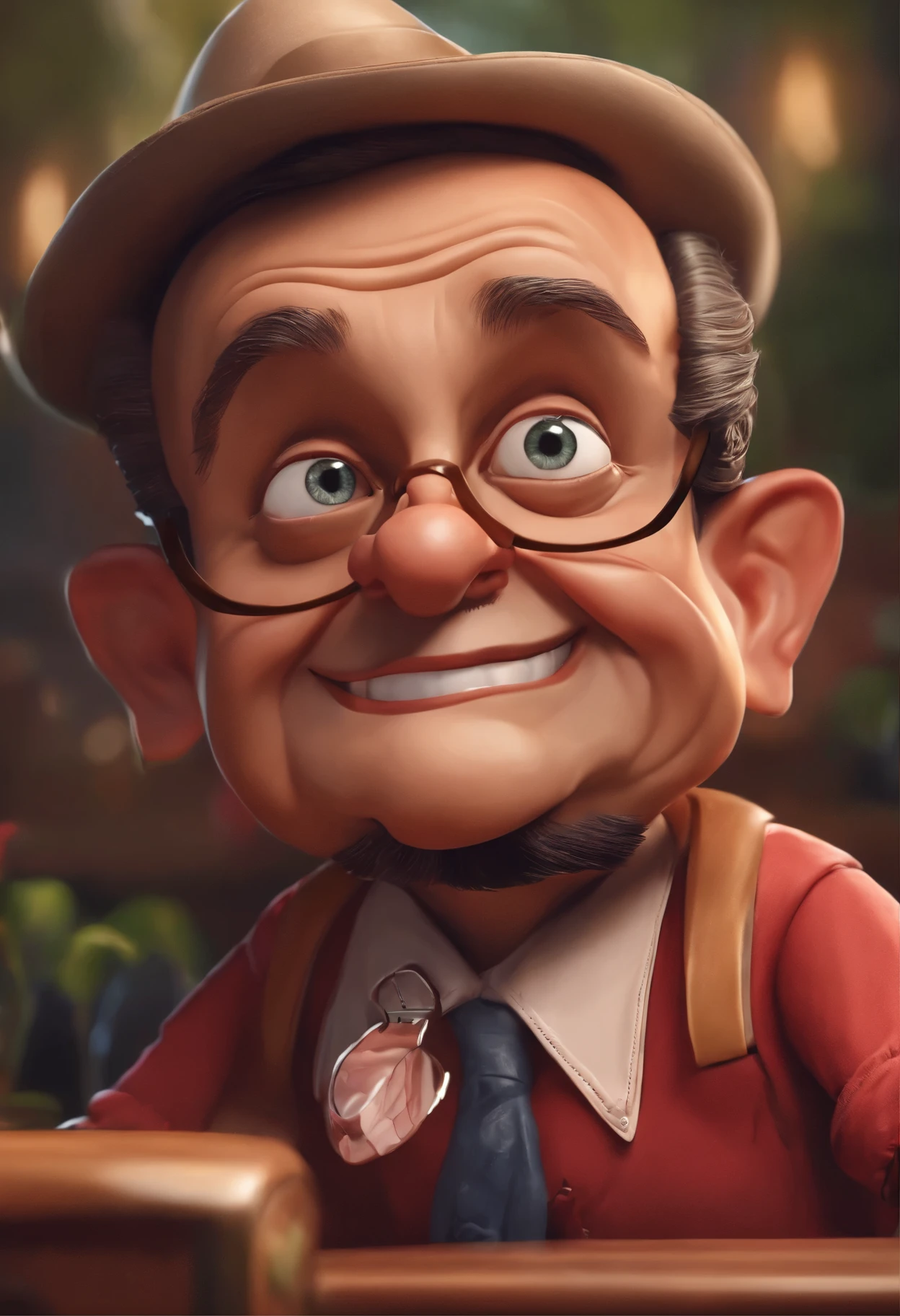 create an image demonstrating the style of ((Caricature)) style, hyper realism, 8k high definition, vibrant colors, sharp focus, insanely detailed, enormous tits