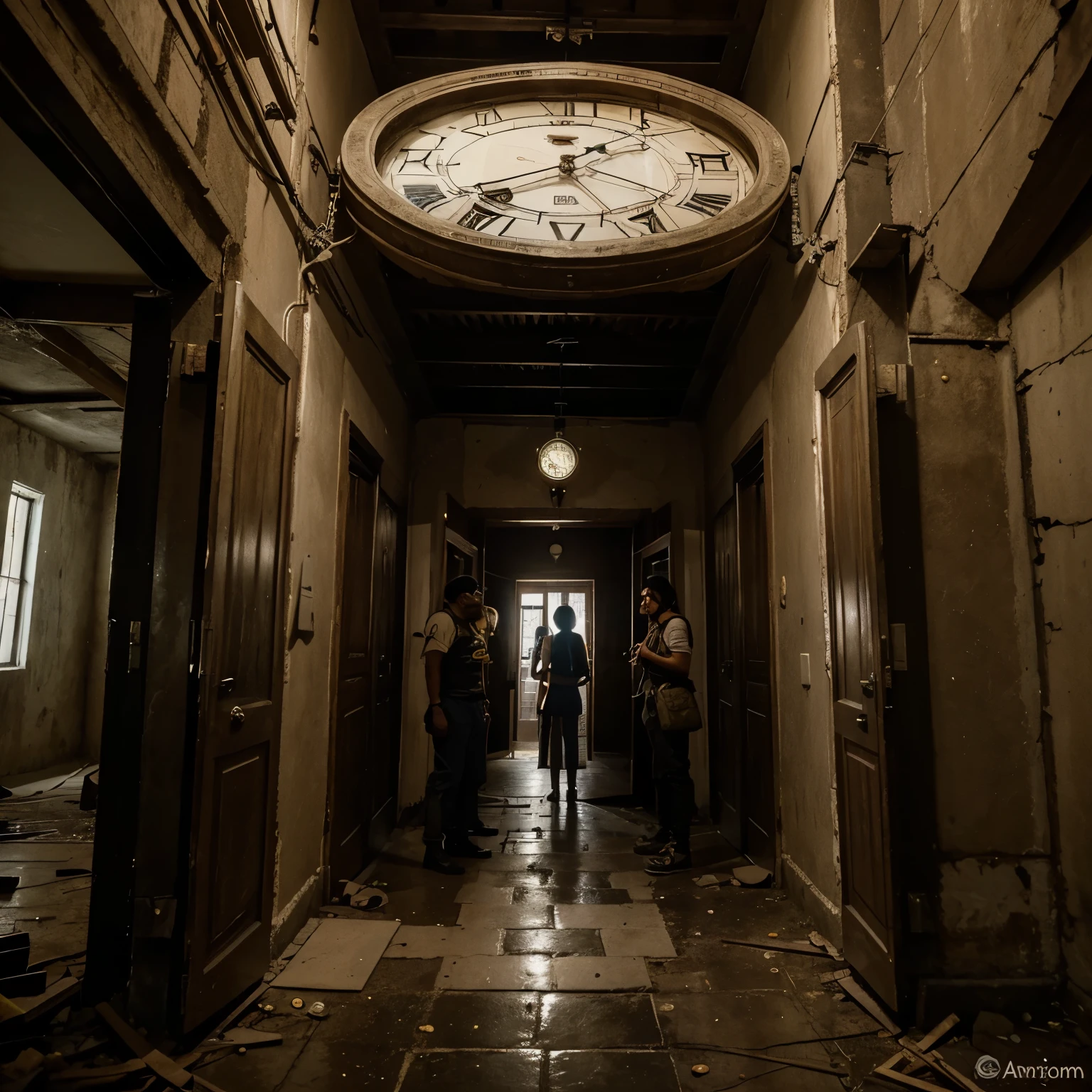The Mystery of the Lost Clock"

Enredo:
Em uma cidade pacata chamada Vale dos Pinheiros, um grupo de amigos adolescentes - Lucas, Sofia, Pedro and Marina - finds an old pocket watch while exploring an abandoned house. Intrigados com o artefato, decidem investigar sua origem.

As they try to uncover the secrets behind the clock, they discover a series of strange happenings in the city, incluindo objetos desaparecidos misteriosamente e pessoas agindo de forma incomum. They soon realize that the clock is linked to these inexplicable events..

Determined to solve the mystery, os amigos embarcam em uma aventura cheia de perigos, enfrentando enigmas, traps and even a group of villains determined to use the clock&#39;s power for their own nefarious ends.

Com coragem e trabalho em equipe, The friends manage to uncover the truth behind the clock and stop the villains&#39; plans, restaurando a paz na cidade e fortalecendo sua amizade ao longo do caminho.
