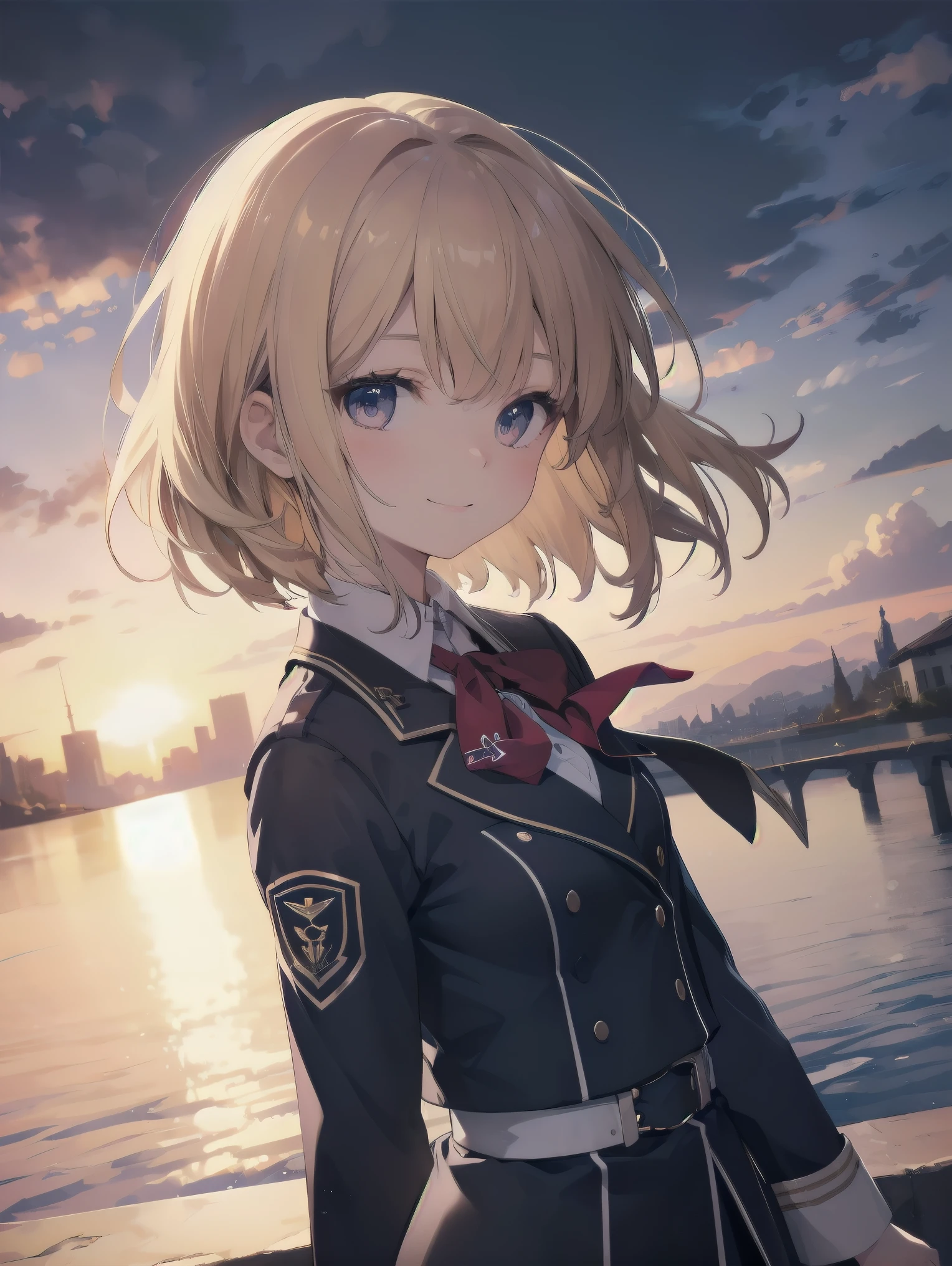 Enhanced dynamic perspective,cute cute beautiful girl,JK uniform,look at me and smile,simple background,works of masters,high quality,4K resolution,super fine,detailed pubic hair,Accurate,cinematic lighting,