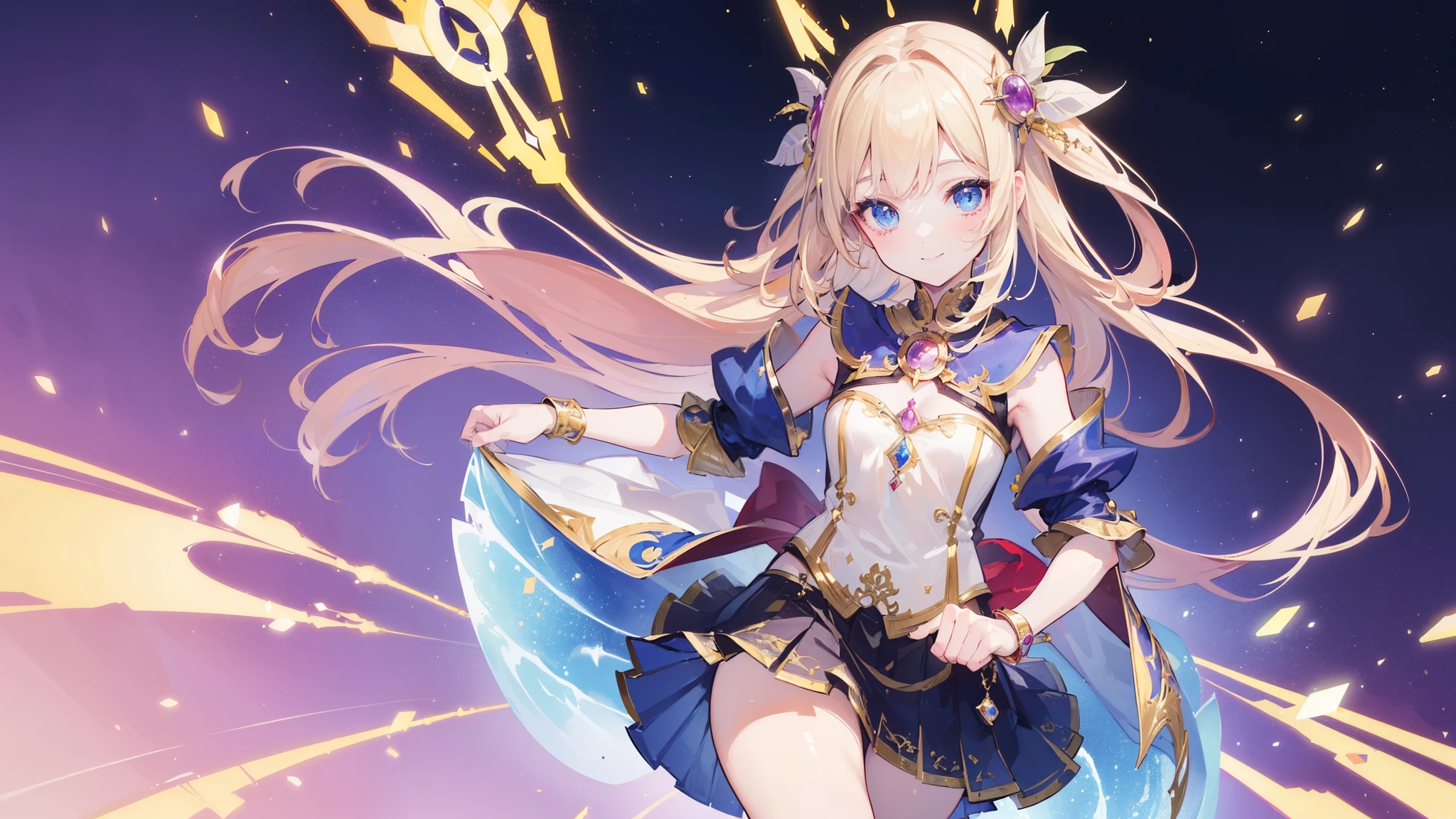 (((32k))), (16k), (8k), (4k), (((32k fantasy background))), (((pretty girl))), (((cute girl))), (beautiful quality eyes), (cute smile), (((skirt))), (((fantasy))), 