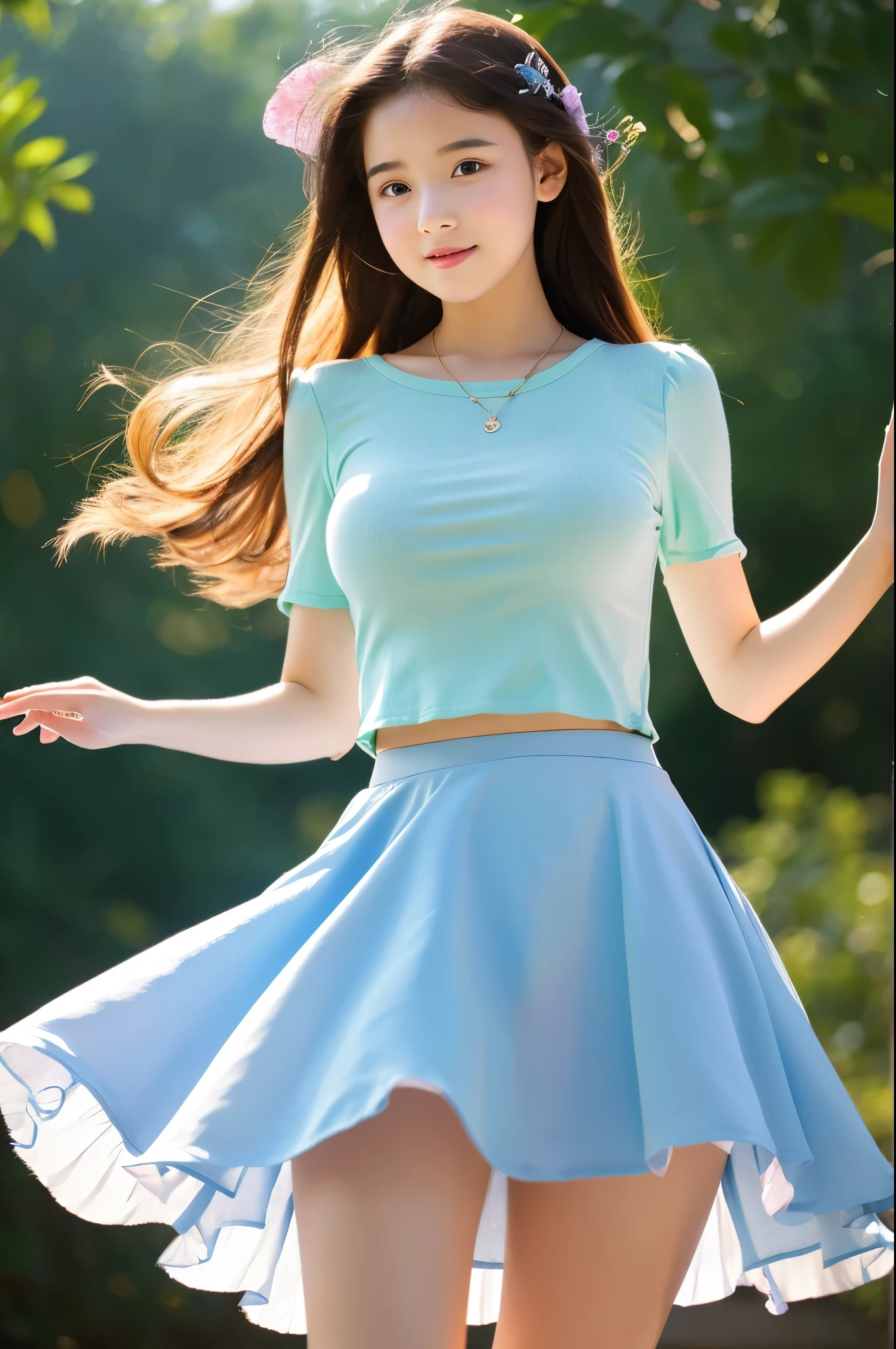 light skinned, Women around , Natural gray hair, Distinctive green eyes,, slender and graceful,,,, Beautiful, Candlelight in medieval atmosphere, Ultra Sharp Focus, realistic shot, Wedding Lingerie, Tetradic color (Scar:1.4)((((((Front Opening Skirt、Lift up your skirt so you can see your panties )))))))