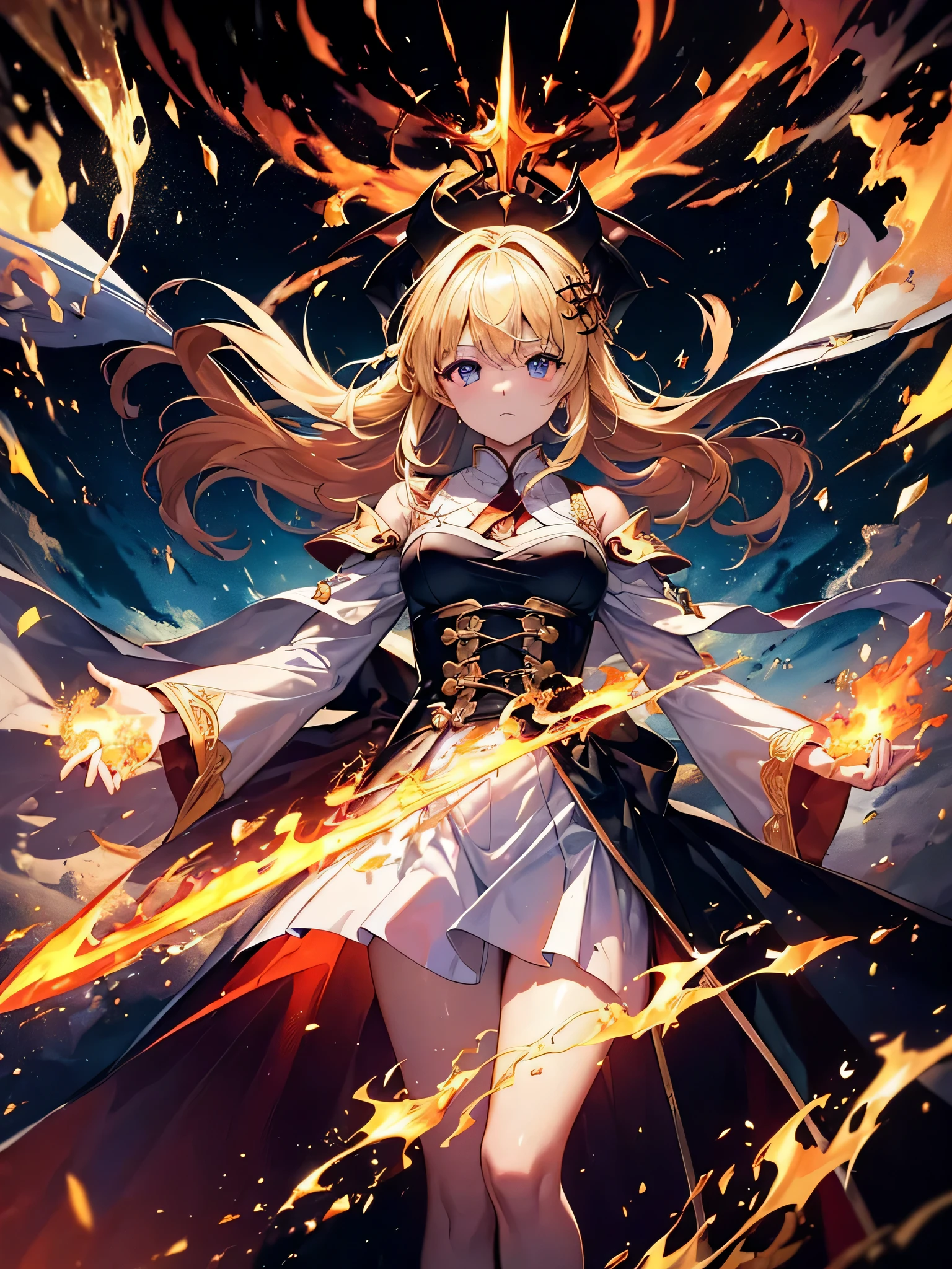(((masterpiece)))、(((highest quality)))、((super detailed))、According to the contract、Follow me please、Overlord of Flame。come、Purification Flame、Great Sword of Flame。
fluttershy、Fire and brimstone through Sodom。turn sinners into dust of death。『Burning sky』
