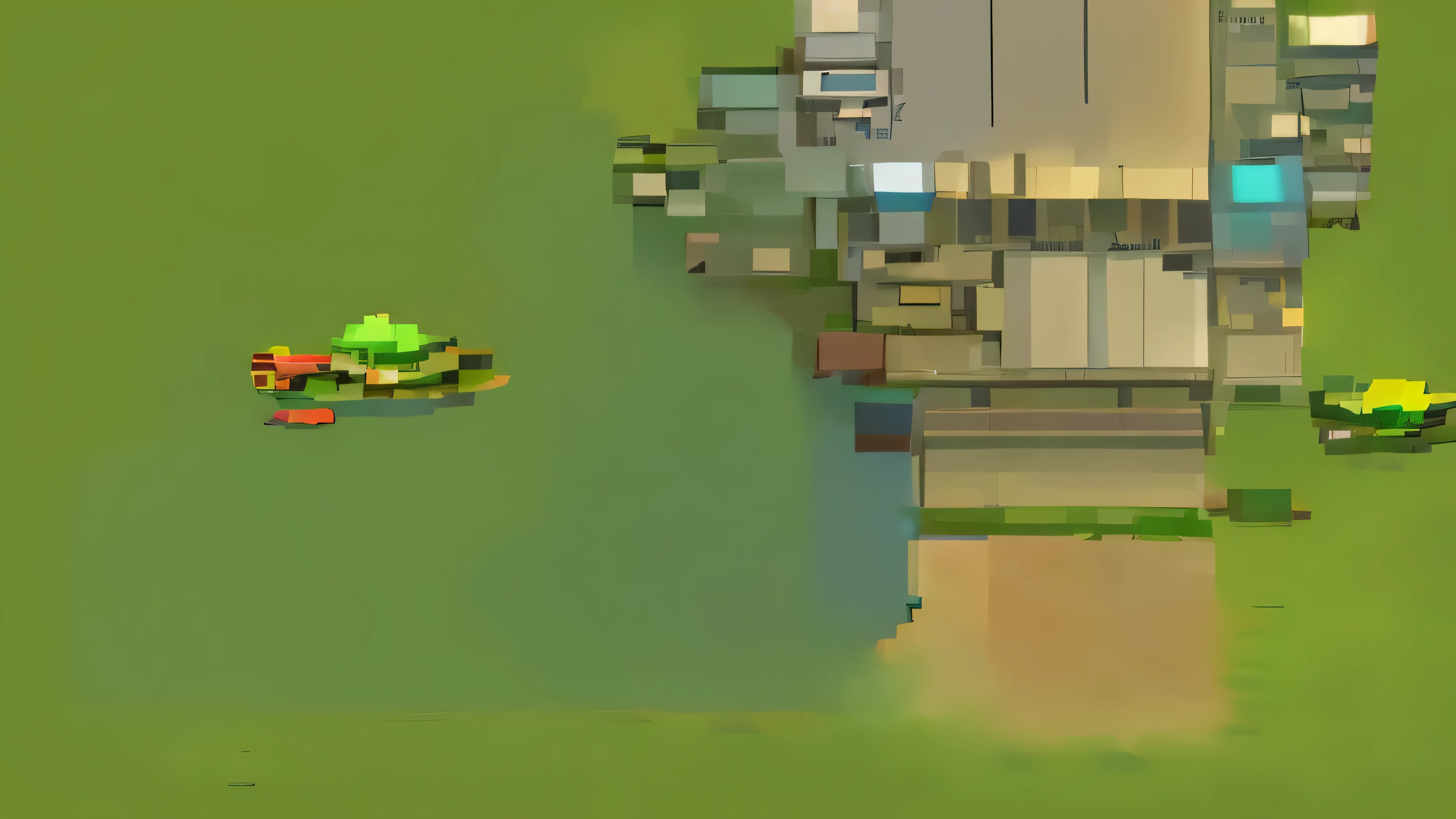 a close up of a pixel map of a small town, video game texture, game top down view, height map, tileset, topview map, grassy plains, videogame asset, grass - like, ultra high pixel detail, pond, ingame image, 2 d depth map, zoomed out very far, detailed map, zoomed out view, small lake