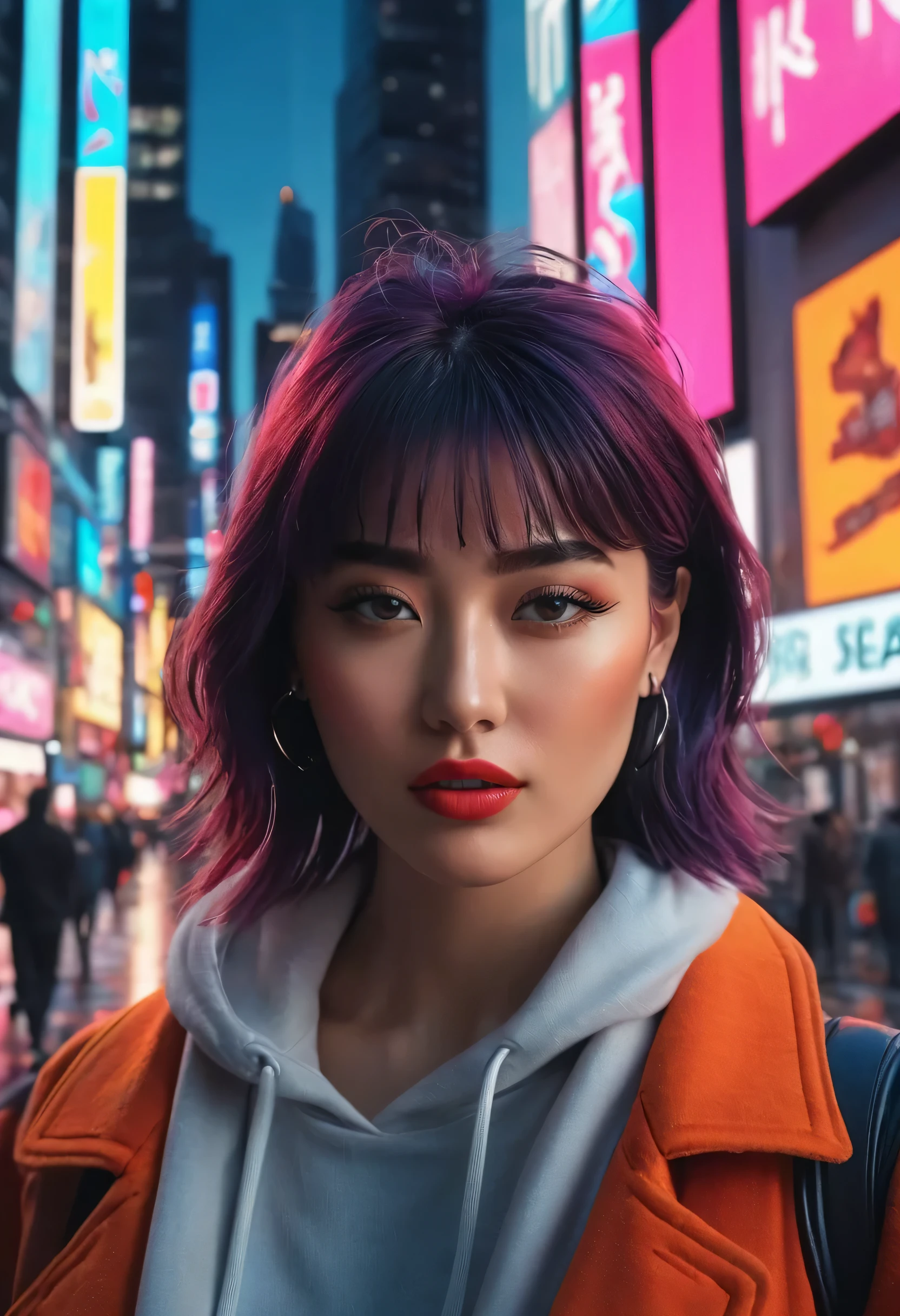 create an image demonstrating the style of ((City Pop)) style, hyper realism, 8k high definition, vibrant colors, sharp focus, insanely detailed
