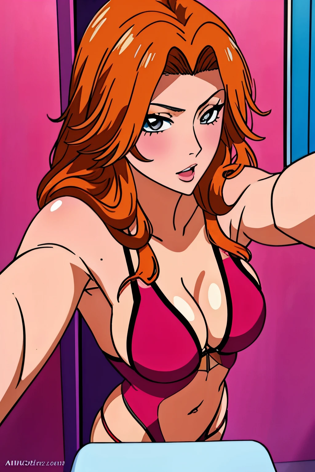 Rangiku Matsumoto in Rojo lingerie taking a selfie in a bathroom, Rojo hot, chica sexy, anna nikonova aka newmilky, Rubio, 21 years, mirada sexy, 22 years, muy sexy outfit, ava max, Rojo bra, muy sexy, 18 years, cuerpo sexy, Rojo body suit, Rojo, sha xi, cuerpo sexy caliente