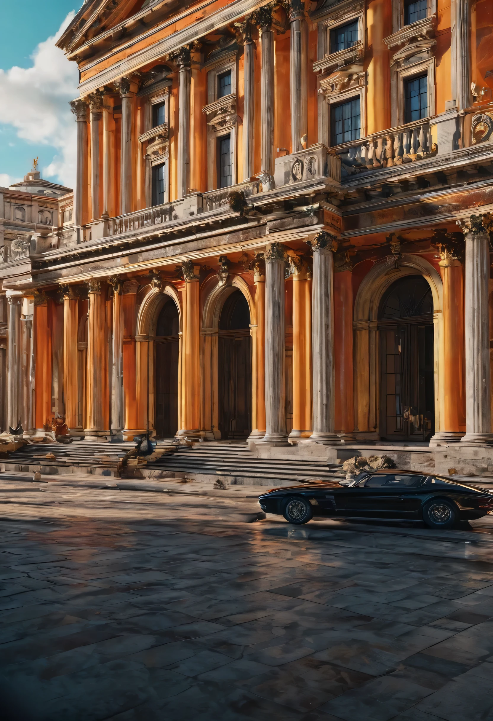 create an image demonstrating the style of ((Classicism)) style, hyper realism, 8k high definition, vibrant colors, sharp focus, insanely detailed