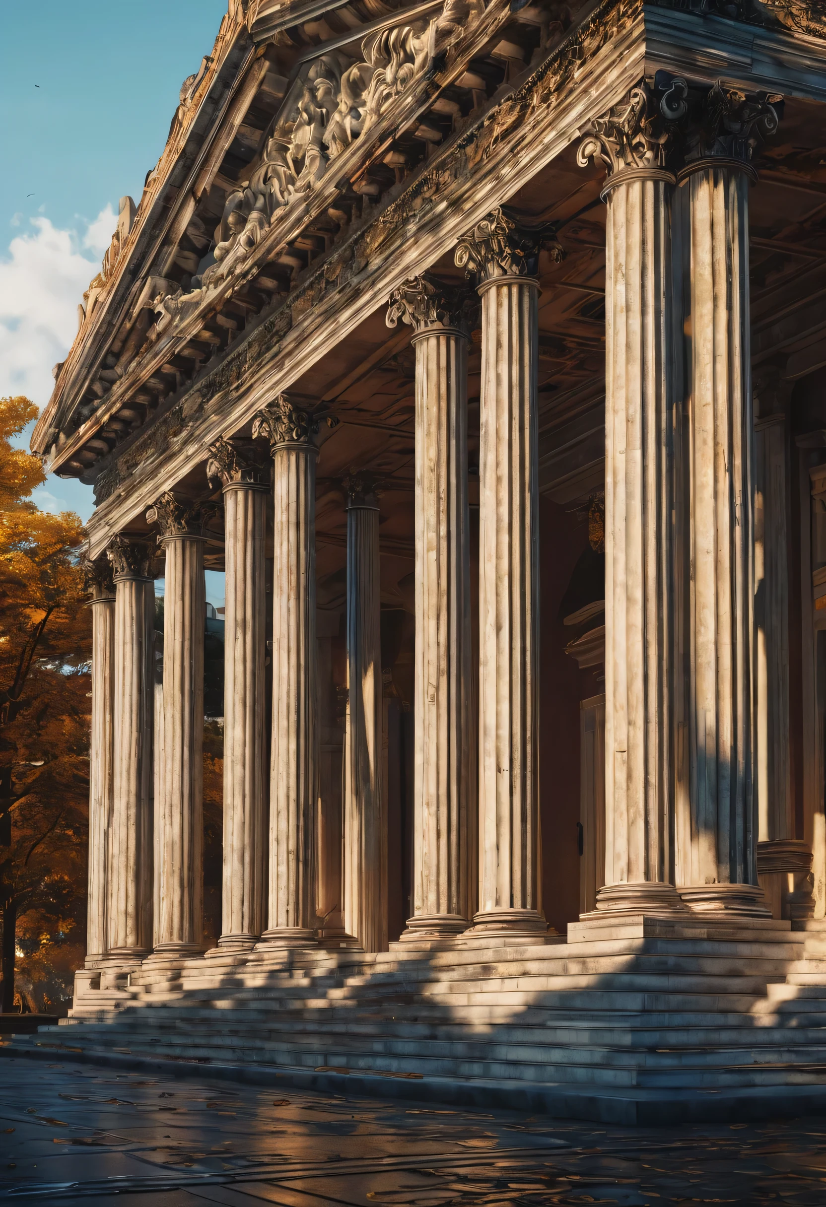 create an image demonstrating the style of ((Classicism)) style, hyper realism, 8k high definition, vibrant colors, sharp focus, insanely detailed