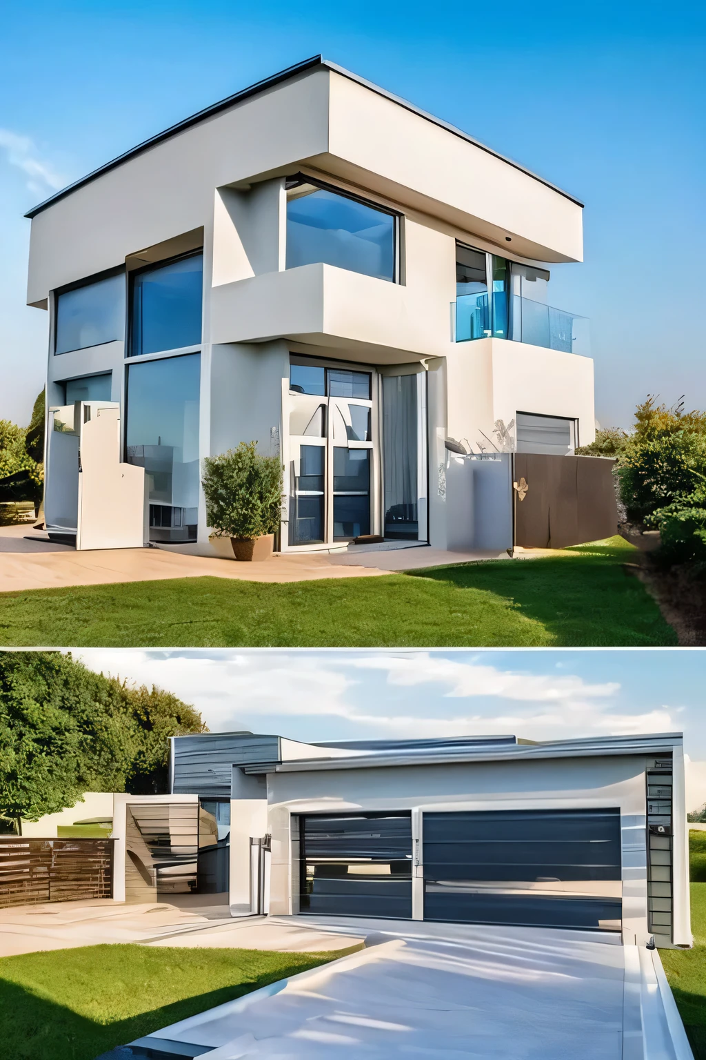 Ein Zuhause mit futuristischer Technologie,5-storey building,Gegen die Berge,Mit Blick auf den See,Riesiger Swimmingpool,Moderner Baustil, hyperdetailliertes Foto,Bauen,Kompliziert,Beschattung, HighDynamicRange (Hoher Dynamikbereich),Dynamische Beleuchtung, fotorealistisch, Natural, weiches Licht, Niedriges H, tmasterpiece, Detailliert 8K,Es gibt super viele Details,Oversized, vom Boden bis zur Decke reichendes Glas,Eine Kombination aus Technologie und Natur,Hat einen super coolen Look,