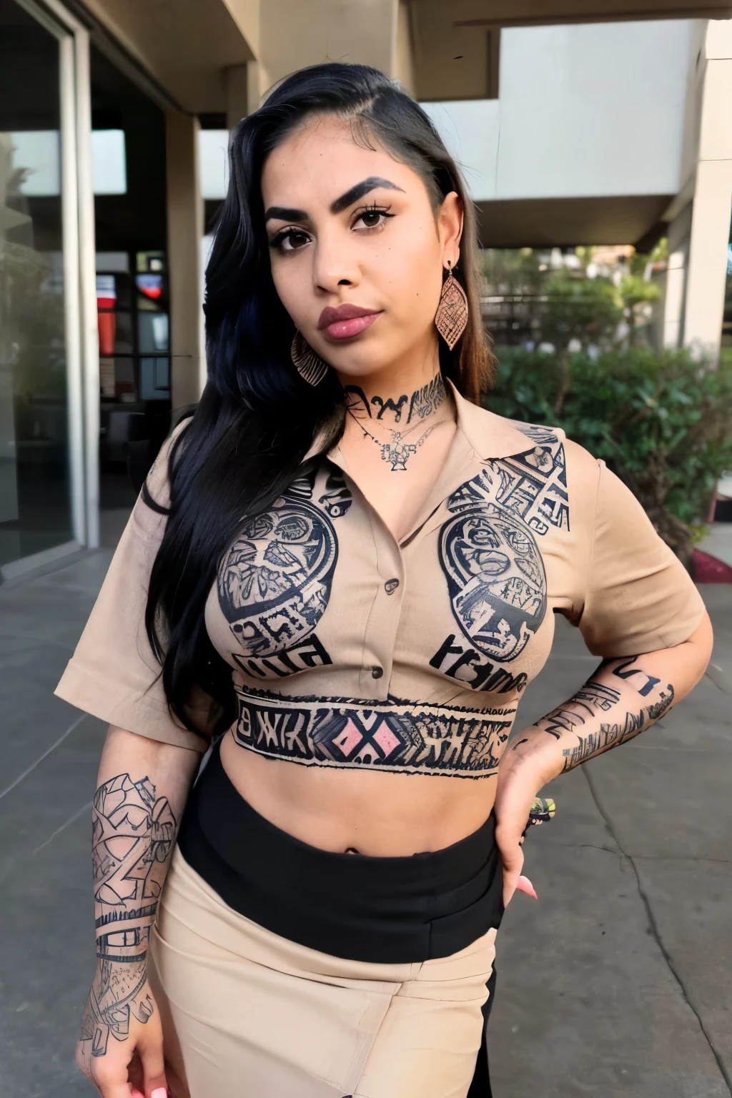 ( )(( sexy teacher thick
California west coast teacher)))((chicanaexican) (barrio) (sexy) (perfect eyebrows) (realism tattoos cancer symbol) (realism tattoo aztec symbol) (Consisted tattoos)((pencil skirt)) (blouse) (hallway)