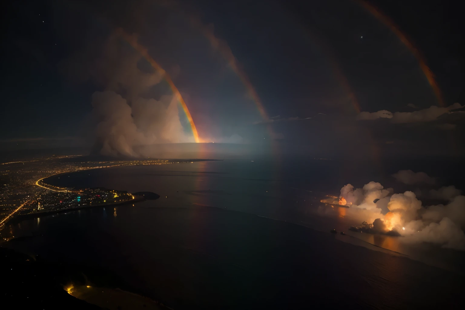Fire Rainbows: Technically known as circumhorizontal arcs, these appear as multicolored bands parallel to the horizon.