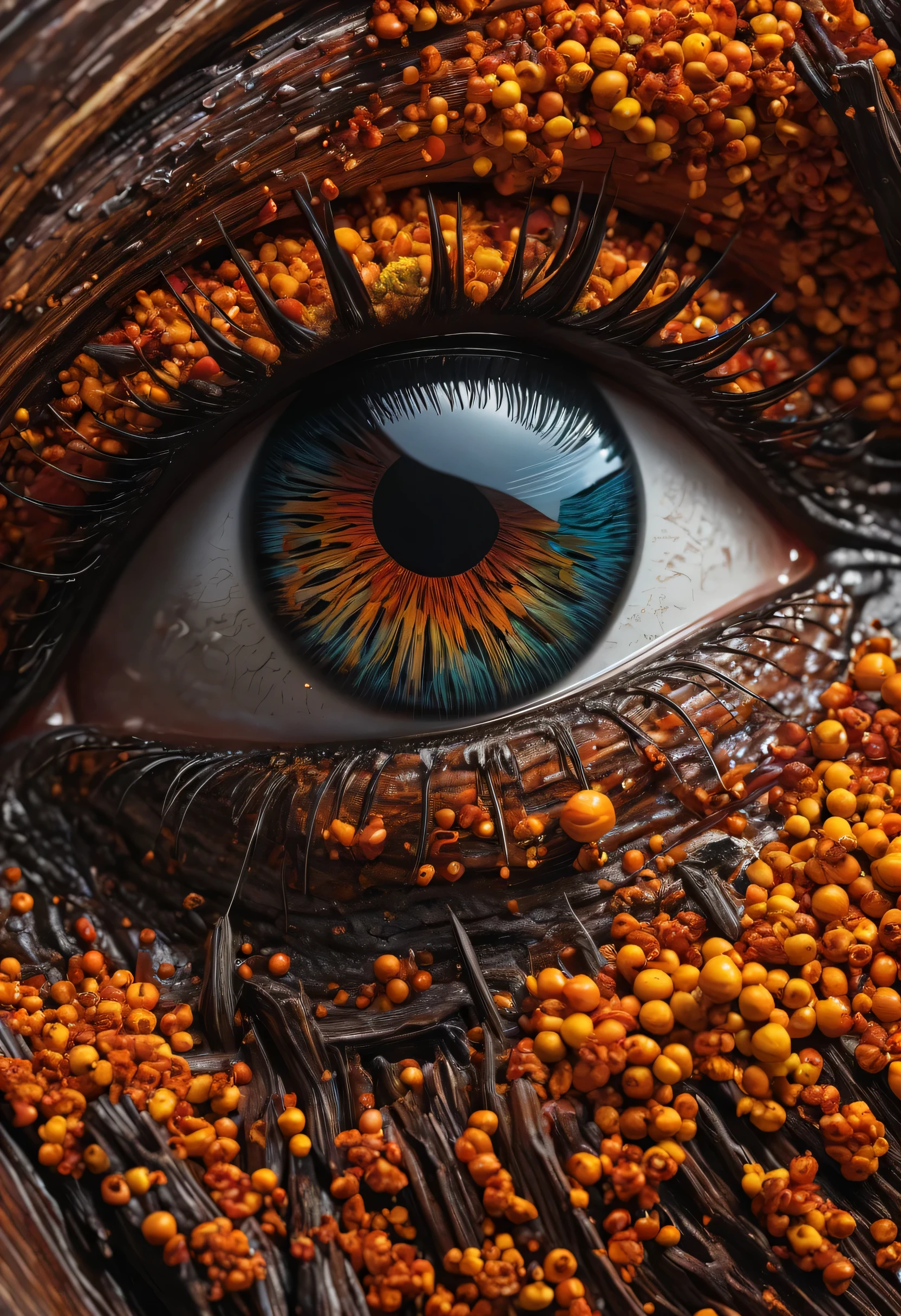 create an image demonstrating the style of ((Coffinwood)) style, hyper realism, 8k high definition, vibrant colors, sharp focus, insanely detailed