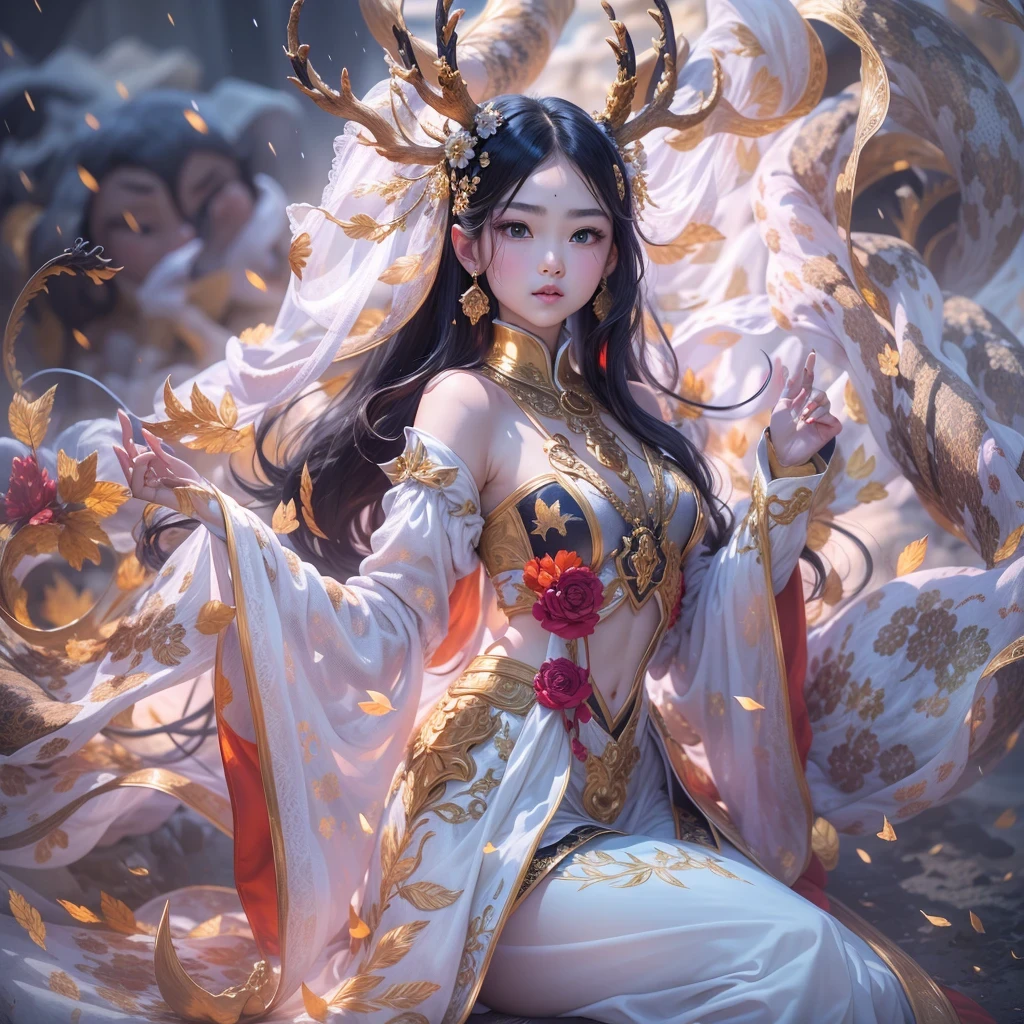 ((highest quality)), ((masterpiece)), (detailed), I,Japan Sexy Man, (bondage:1.4), Glamour, (Sweating profusely throughout the body:1.3), (Satomi Ishihara:1.4),(Buddhist style halo),(rope:1.5),(Spread your legs:1.3)、荒rope、Religious painting style、whole body、A woman who gives sex to anyone、The genitals are visible、Beautiful images、religious mandala painting、Gold transparent clothing、Goddess of Sex