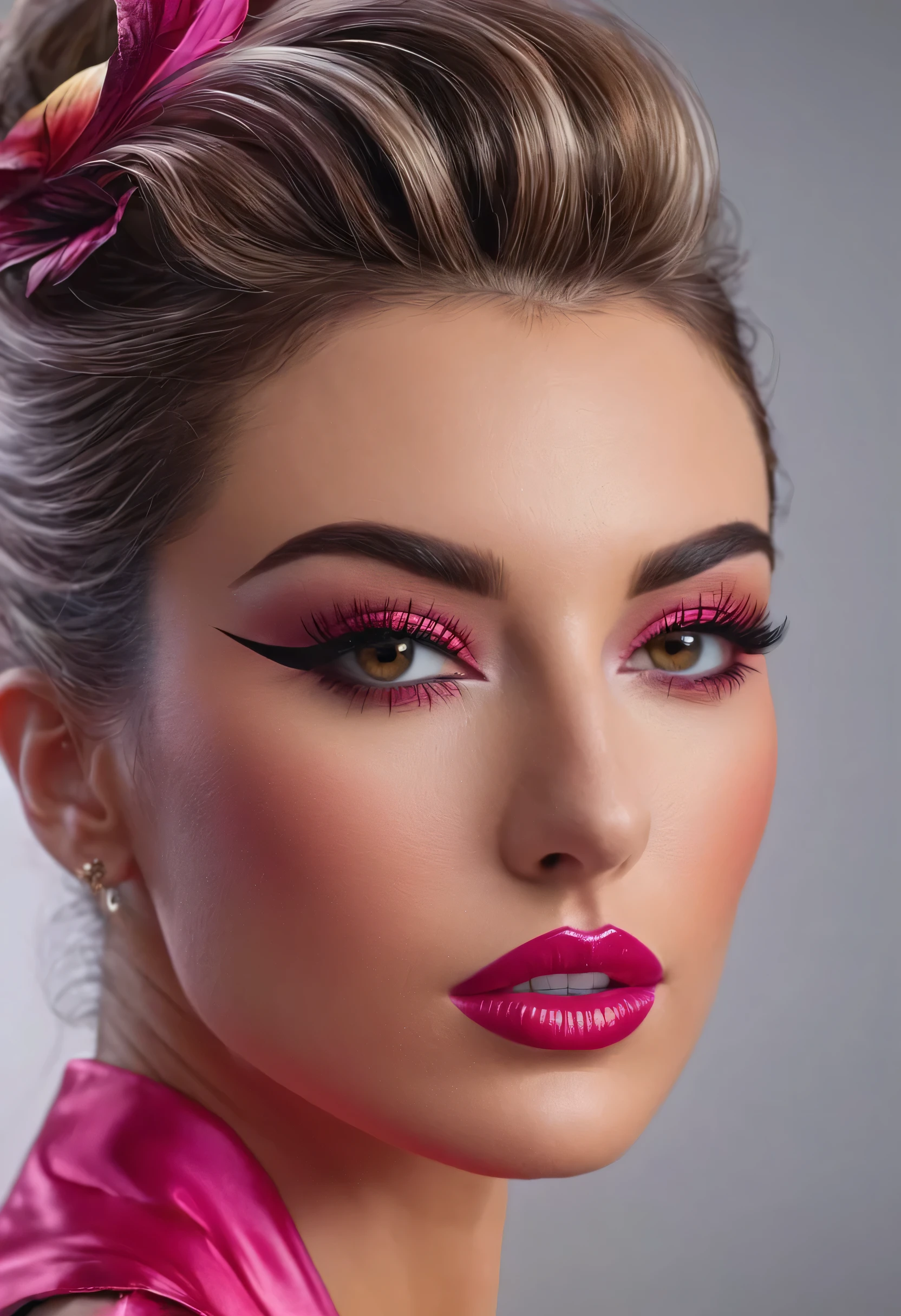 create an image demonstrating the style of ((Coquette)) style, hyper realism, 8k high definition, vibrant colors, sharp focus, insanely detailed