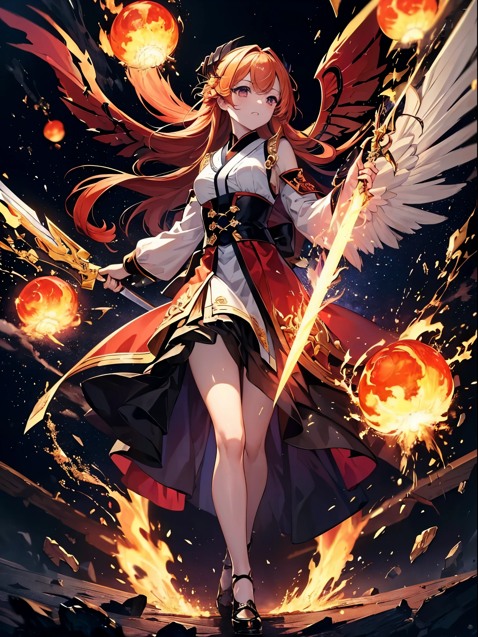 (((masterpiece)))、(((highest quality)))、((super detailed))、According to the contract、Follow me please、Overlord of Flame。come、Purification Flame、Great Sword of Flame。
fluttershy、Fire and brimstone through Sodom。turn sinners into dust of death。『Burning sky』