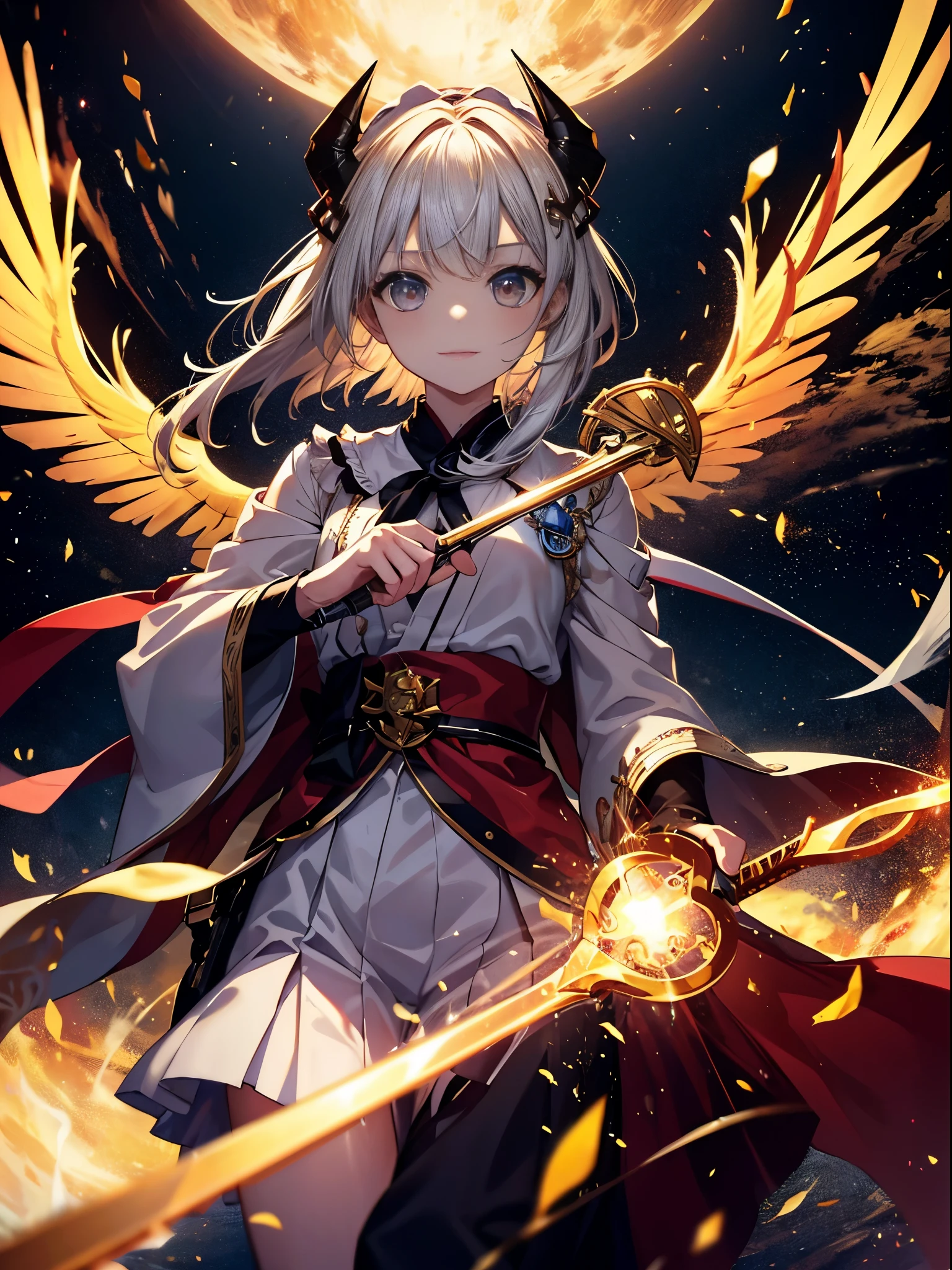 (((masterpiece)))、(((highest quality)))、((Super detailed))、According to the contract、Please go here、Overlord of Flame。come、Purification Flame、Great Sword of Flame。
fluttershy、Fire and brimstone through Sodom。Turning sinners into the dust of death。『Burning sky』