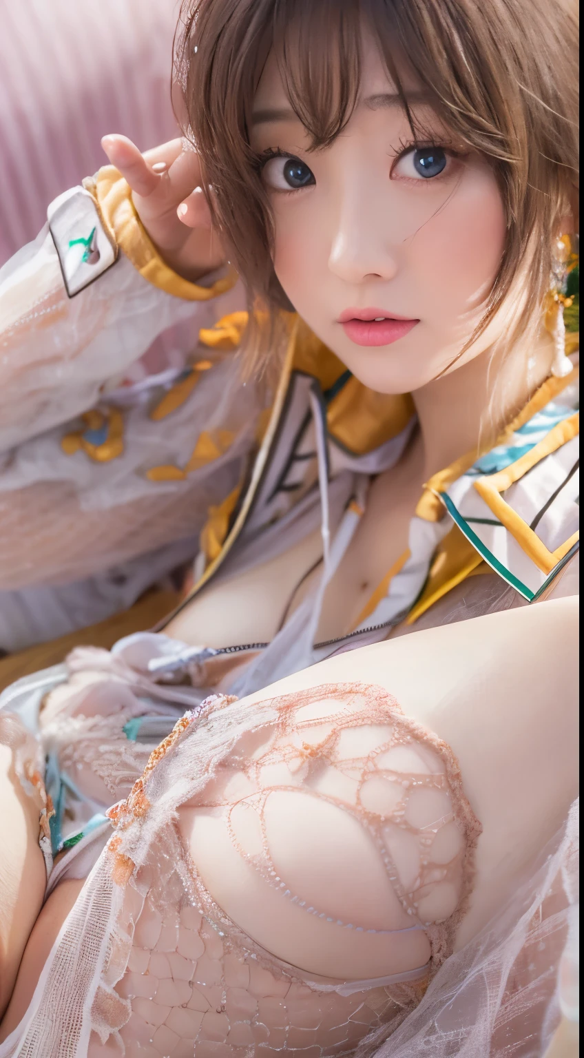 nsfw,((highest quality, 8K, masterpiece :1.3)), 1 girl, pretty woman with thin abs :1.3, (medium short hair, huge breasts :1.2), pajamas:1.1, super detailed face, fine eyes, nsfw,(spread pussy wide:1.1),(pussy focus:1.3), (bare pussy:1.3), (Vaginal hole:1.1),(urethra:1.1),(kuppa:1.1),(open vagina, vivid pussy, high quality vagina:1.1),putting own finger deep into vagina,