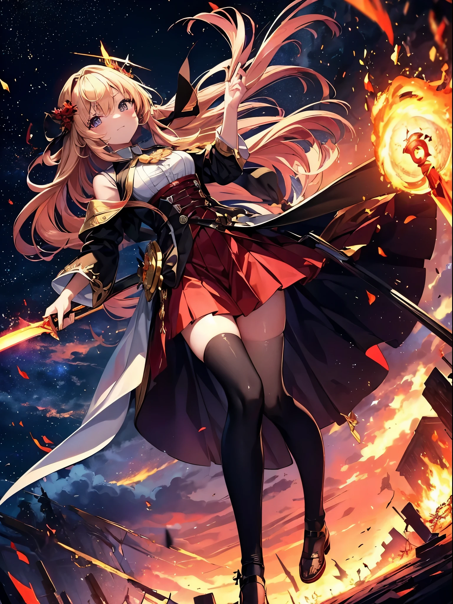 (((masterpiece)))、(((highest quality)))、((super detailed))、According to the contract、Follow me please、Overlord of Flame。come、Purification Flame、Great Sword of Flame。
	fluttershy、Fire and brimstone through Sodom。turn sinners into dust of death。『Burning sky』
