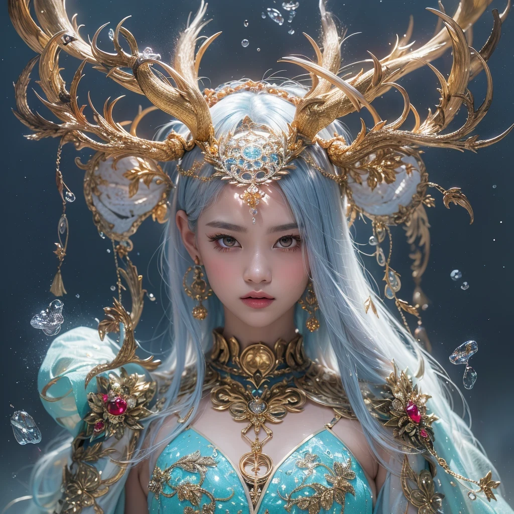 deer角飞天九尾浅蓝天师火焰毛deer星，novel，Torch Night Black Gold Orange Snake Print Silk Trousers，Rouge Diamond Tulle Sheer Lizard Print，Fat girl flying in space in the snow 1:900 miniatures，Front view，pure transparency，put on boxing gloves，佩戴金框反Light太阳镜，Panoramic super wide angle，very happy，Authentic and delicate texture，Strong visual impact，super detailed，dream girl，delicate face型，beautiful eyes，Hair floating in the air， cherry style，Zhou Xiaotong，crystal clear，Good sense of perspective，Light影效果，16KLight滑，surface reflected Light，flowing black hair，Water Goddess 32K，complicated，grace，Very detailed，Gorgeous，digital photography，Autumn Cowboy Shooting，Surrealism，broken ruby，defeat magic，Water magic entanglement，（masterpiece，Light，beautiful eyes：1.2），high dynamic range，void 5 energy storm，(china 1 girl，black eyes:1.5），rouge skin，发Light的皮肤，(sit on stone：1.5），delicate face，black hair，穿上Gorgeous金色铠甲，take off shoulders，deer，short skirt，beautiful golden armor，it&#39;it&#39;It&#39;s raining，beautiful，Don&#39;t look at the audience，Turn your back to the camera，masterpiece，side,side portrait close-up