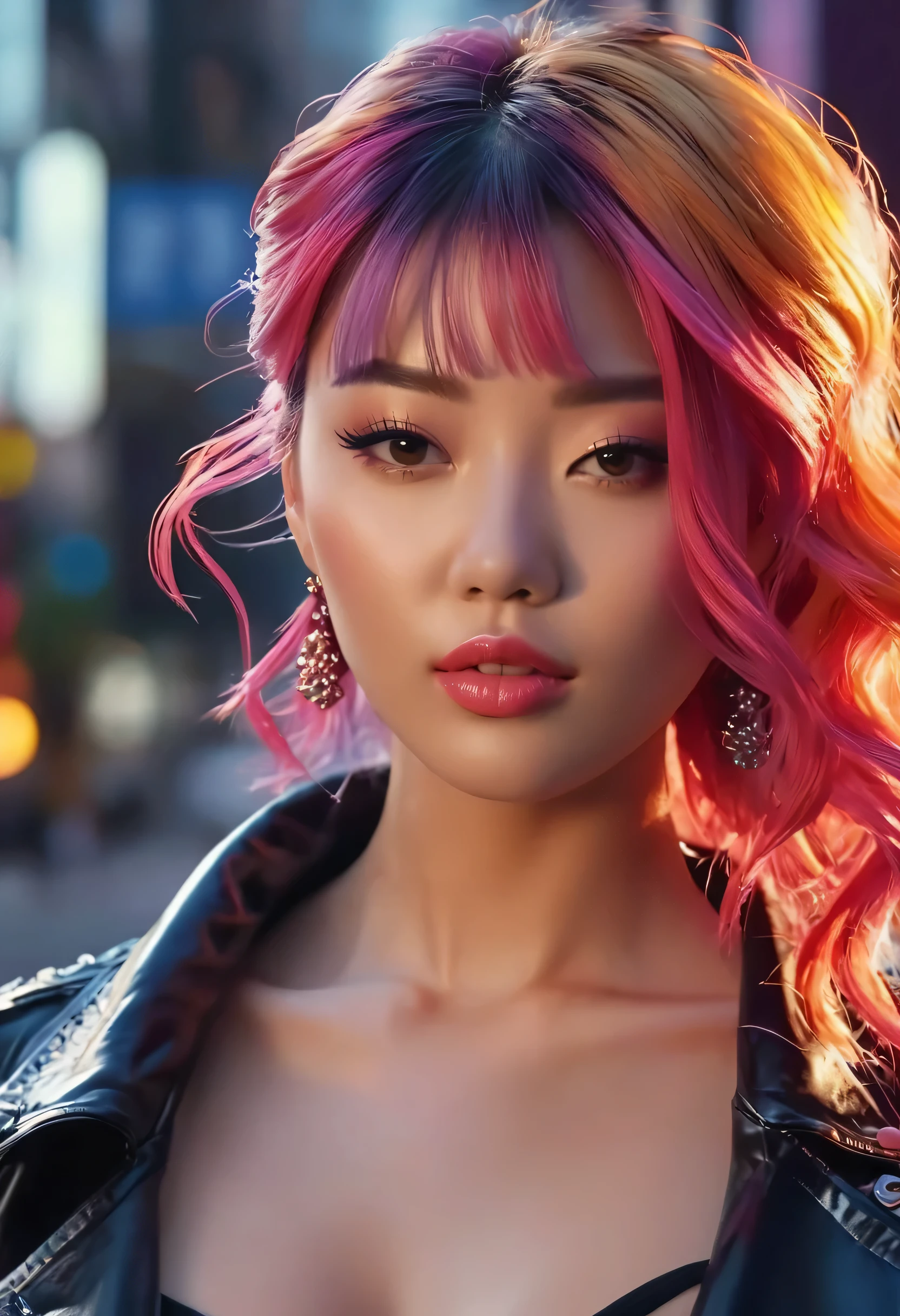 create an image demonstrating the style of ((C-Pop)) style, hyper realism, 8k high definition, vibrant colors, sharp focus, insanely detailed