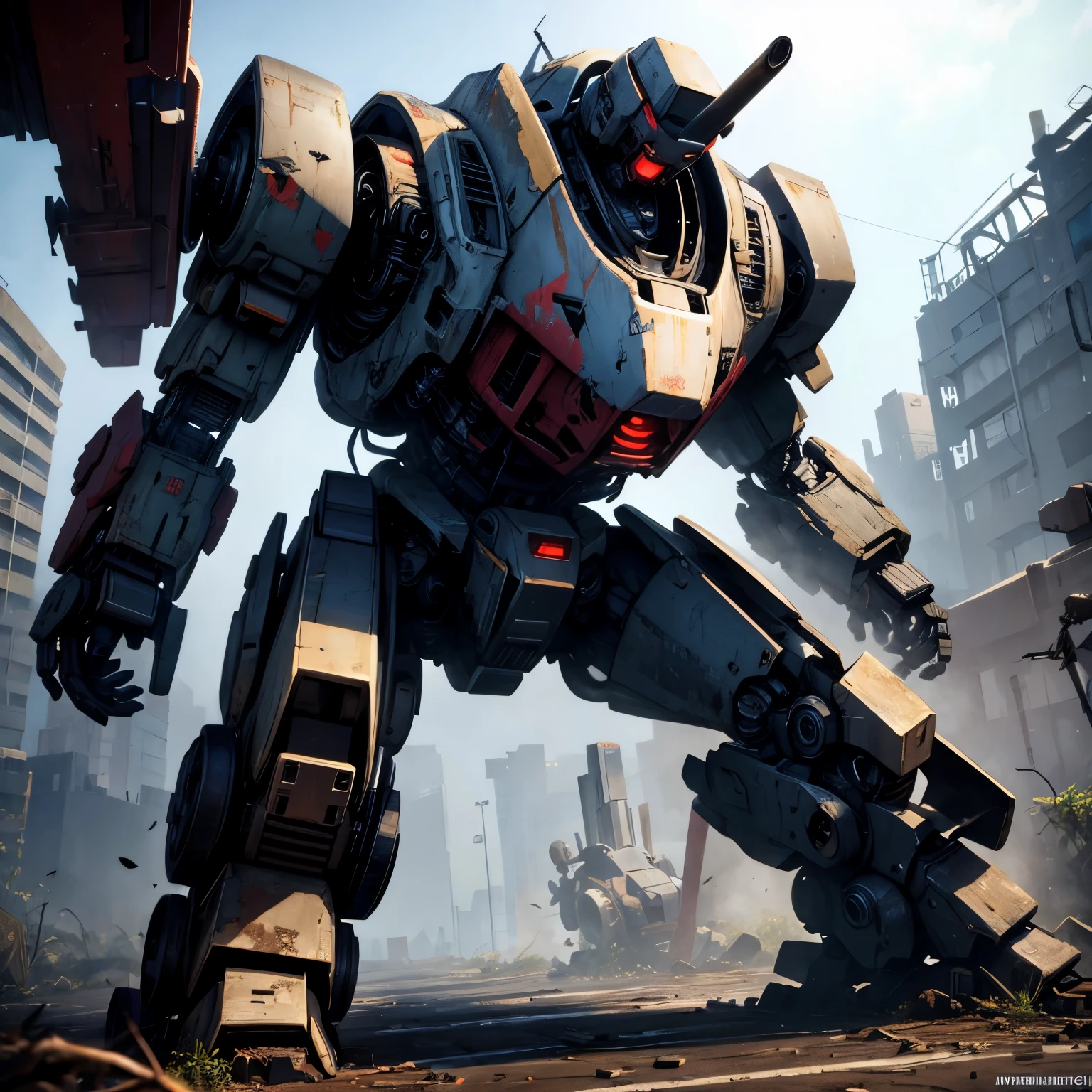 Abandoned mech