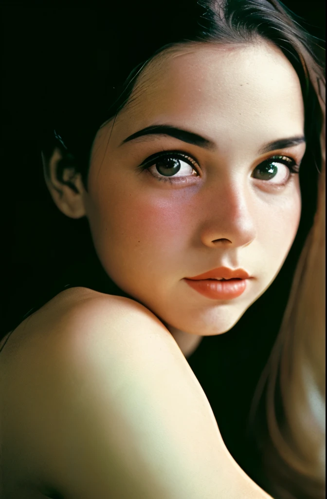 (full body, editorial photograph of a 20 yo Jessica De Gouwfrom the 1940's), (highly detailed face:1.4) (smile:0.7) (background inside dark, moody, private study:1.3) POV, by lee jeffries, nikon d850, film stock photograph ,4 kodak portra 400 ,camera f1.6 lens ,rich colors ,hyper realistic ,lifelike texture, dramatic lighting , cinestill 800,