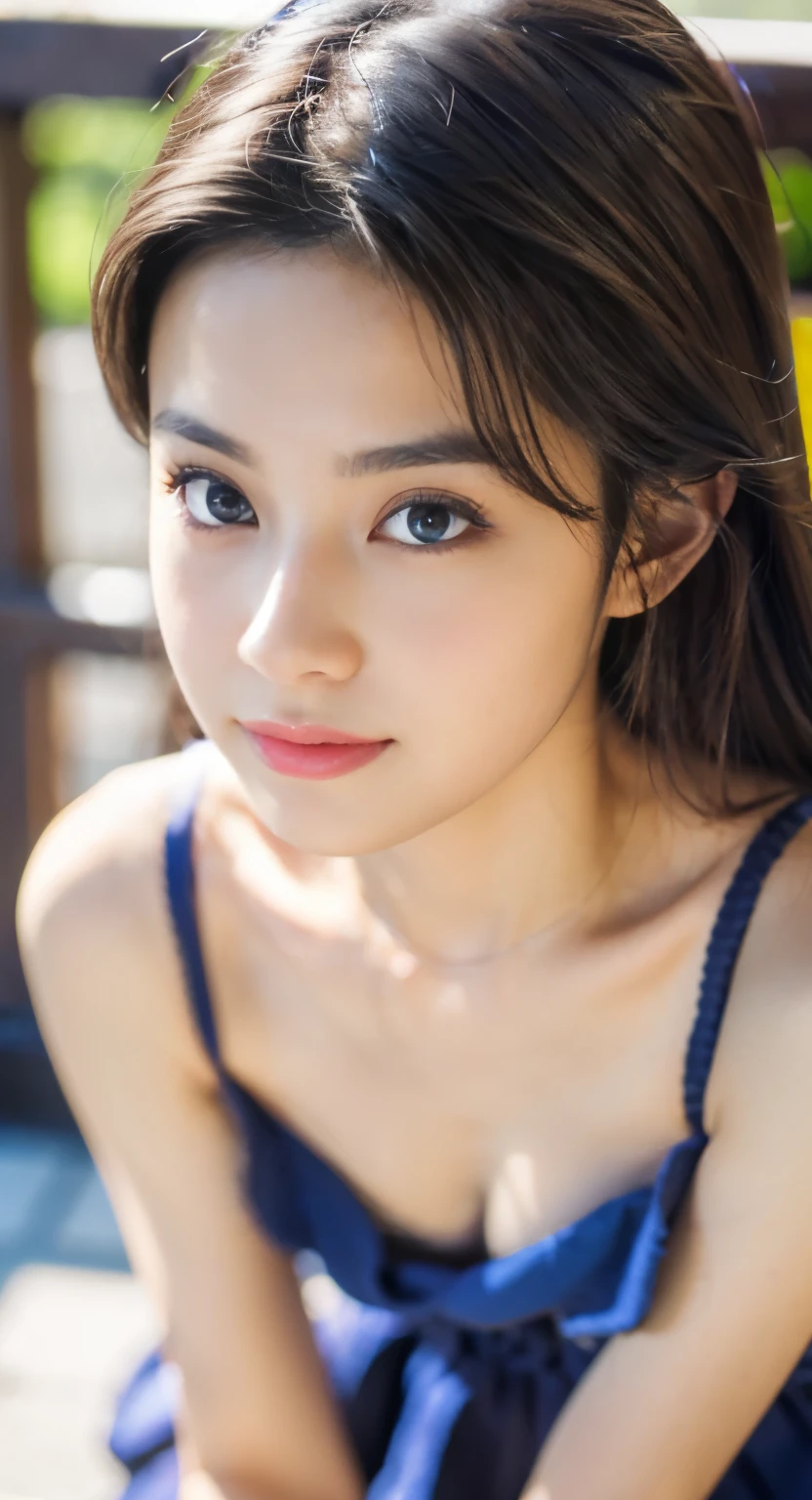 （32K,very high resolution, high detail, very accurate,Beautiful girl 1：1.5）,RAW photo & realistic atmosphere,beautiful dark blue eyes,detailed mouth,glossy lips,fine eyebrows,Soft white skin that shines in every detail,,detailed eyes、Very beautiful eyes with deep blue eyes,lip details、very beautiful face,very well-shaped face、lifelike face,shining beautiful lips,beautiful eyebrows,infinite reality,best design,（Super cute Japanese 18 year old,Beautifully shaped breasts,She is a very cute beautiful girl,,healthy body,outstanding style：1.5）,best natural makeup,japanese id,korean idol,Young sensual idols,Moist eyes,dark and beautiful deep eyes,beautiful butt,beautiful feet：1.3),超A high resolution、natural and realistic face,Her pure eyes are too cute,(((photorealism,Take a full body photo))),real live action, A calm and fashionable girl,shiny brown hair, smile a little, cute 18 year old girl, Spring 2024,  Clothes that are popular in spring, Tokyo, The background is Shibuya