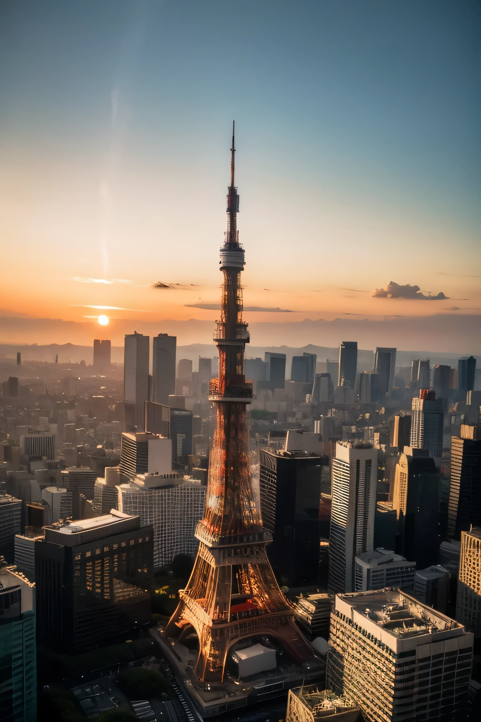 Tokyo Tower at sunset
