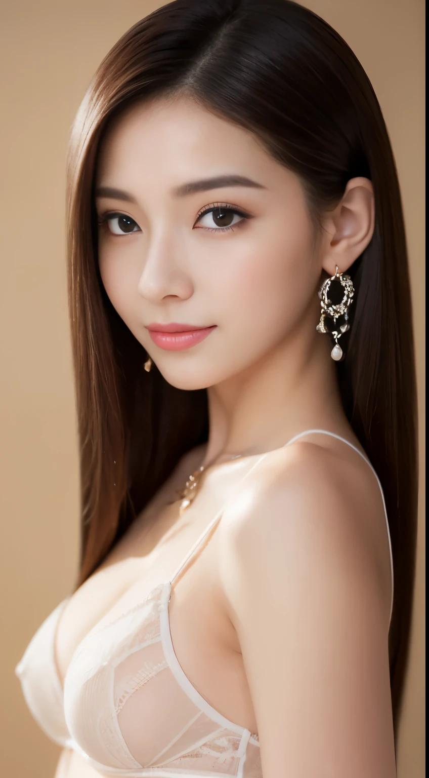 (((32K,very high resolution, high detail, very accurate,masterpiece girl 1))),RAW photo & realistic atmosphere,beautiful濃い青色の目,detailed mouth,glossy lips,fine eyebrows,Soft white skin that shines in every detail,,detailed eyes、紺碧の瞳でとてもbeautiful目,lip details、とてもbeautiful顔,very well-shaped face、lifelike face,輝くbeautiful唇,beautiful eyebrows,infinite reality,best design,(Insanely cute 16 year old Japanese girl,beautiful, healthy and stylish,beautifully shaped breasts,She is a very cute beautiful girl,:1.5),best natural makeup,japanese id,korean idol,Young sensual idols,Moist eyes,暗くbeautiful目,beautiful butt,beautiful feet,,camel's foot,:1.3),超A high resolution、,natural and realistic face,Backlight,Her pure eyes are too cute,(((photorealism,Take a full body photo))),,real live action,(Fashionable earrings,,necklace,bracelet,gyuru,shiny nail art,Very sexy bra、very sexy panties、solo,,beautiful女の子,smile a little,Full body Esbian,show off your whole body fashion,beautiful body lines,beautiful thighs,:1.7),slim、slender