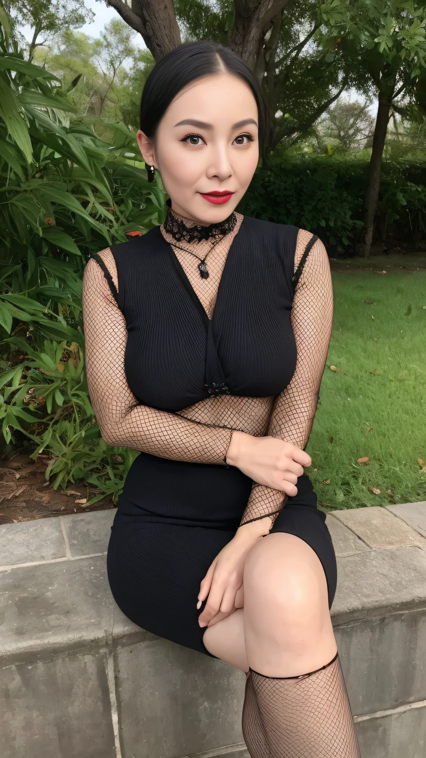 whole body照，whole body照，whole body照，whole body照，whole body照，(whole body:1.3), (ultimate beauty), (fat goddess), gravure printing, best quality, super detailed, lifelike, Skin is super delicate, perfect anatomy, 65 years old, big breasts, Mature housewife, attractive, a sexy, Fair complexion, (No cleavage),thigh, cosmetic, (lipstick: 1.1), (Eyeliner: 1.2), mascara, eye shadow,Outdoor sports, earrings, necklace, black pantyhose, Wrinkles at the corners of the eyes, oral wrinkles,turtleneck knitted bodycon skirt，whole body照，fishnet stockings

