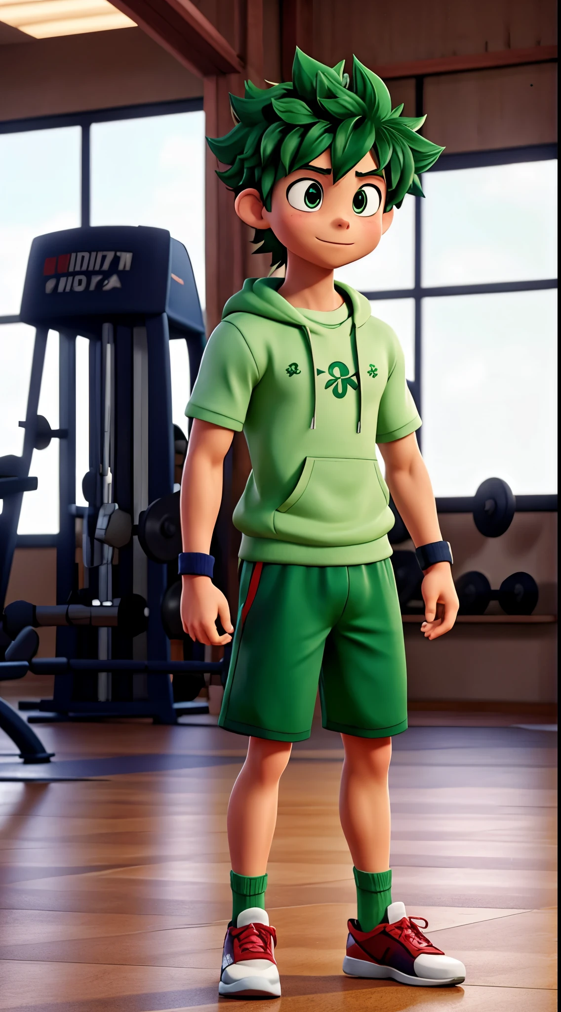 Midoriya izuku, gym.