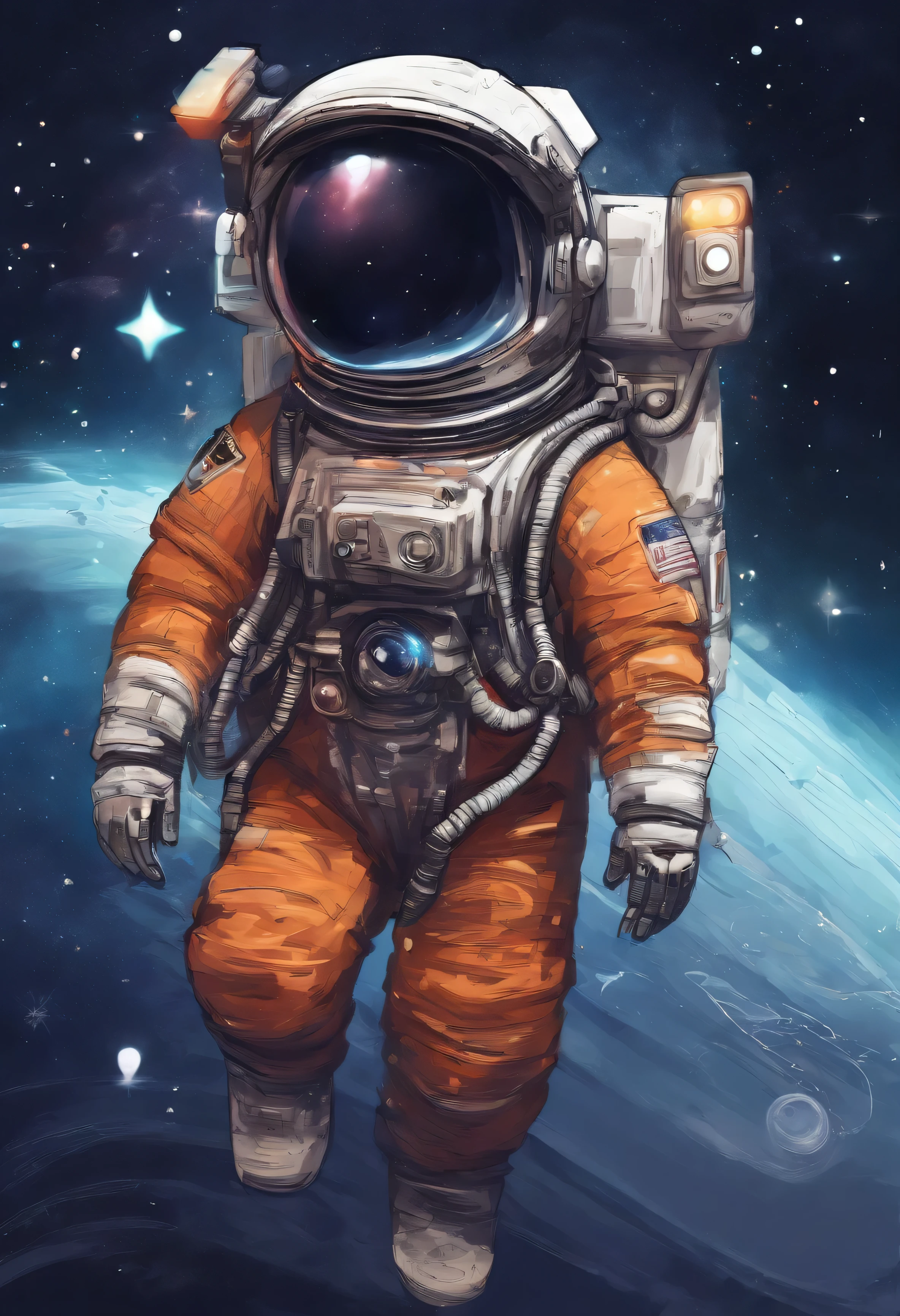 A astronaut boy