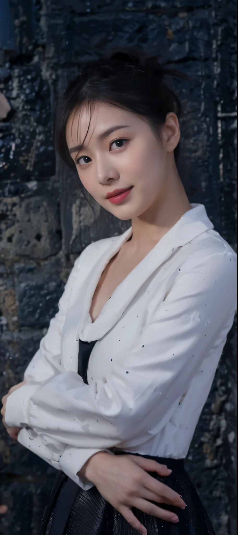 ((​Masterpiece, Top image quality, high resolution、alone、skin shiny))(on the table, best quality, actual, super detailed, meticulous, high resolution, 8k wallpaper),huge breasts， Close-up portrait of a beautiful woman, like, smiling, light brown messy hair, Perfect dynamic composition, 美丽meticulous的眼睛, Just like the cover of a fashion magazine, on campus，Gorgeous costumes，hot stamping clothing，One of them is wearing a pink tulle dress，long black hair、8-year-old girl wearing pink bow hairpin sitting on the ground holding balloons，The white buds do not exceed the knees，girl&#39;bedroom，pink girl&#39;Room decoration。