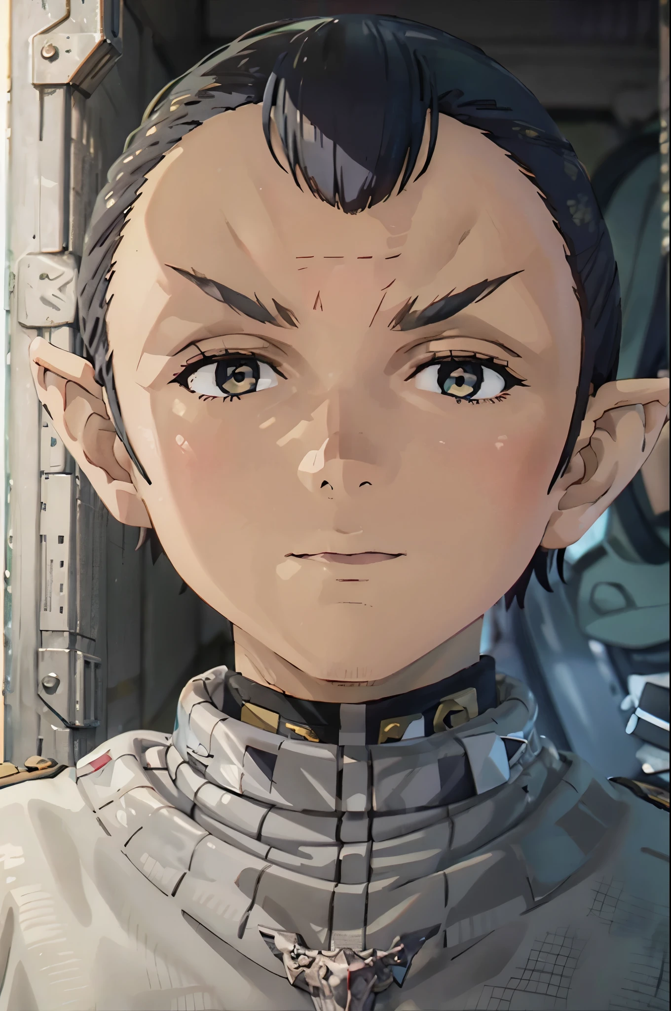 wz_sousou_no_frieren_style romulan female 
pointy eyebrows
pointy ears
forehead ridge