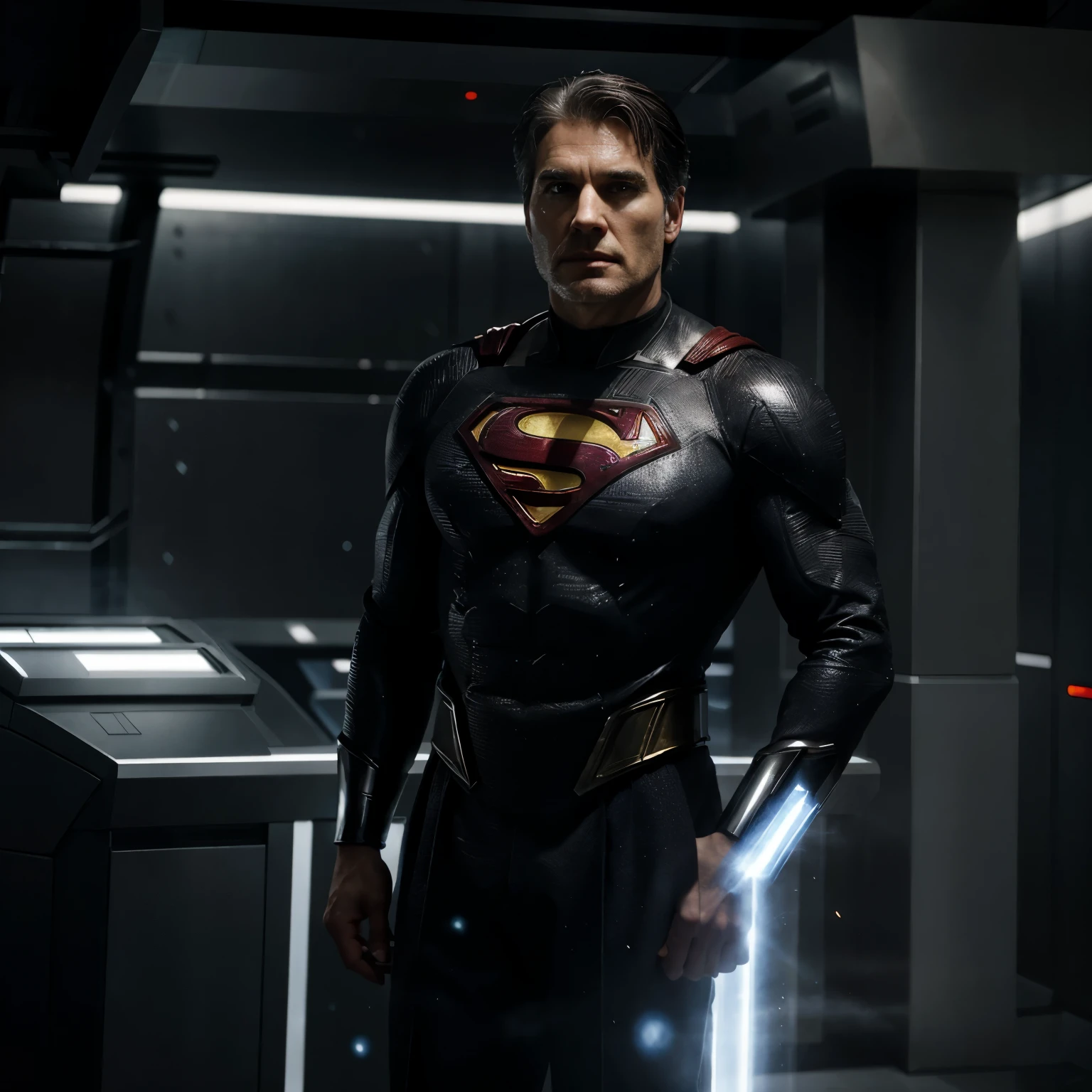 Jor'el is a 47-year-old Kryptonian scientist, has slightly gray hair and stands before a Kryptonian assembly debating fervently about Krypton's survival.