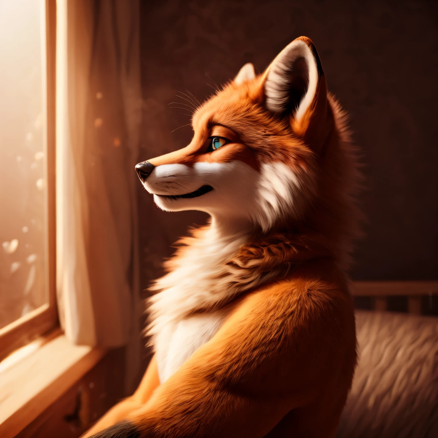 "(best quality,4k,8k,highres,masterpiece:1.2),ultra-detailed,realistic,expressive eyes,flowing fur,sexy fox,posing gracefully,subtle nature background,vibrant colors,soft lighting",male