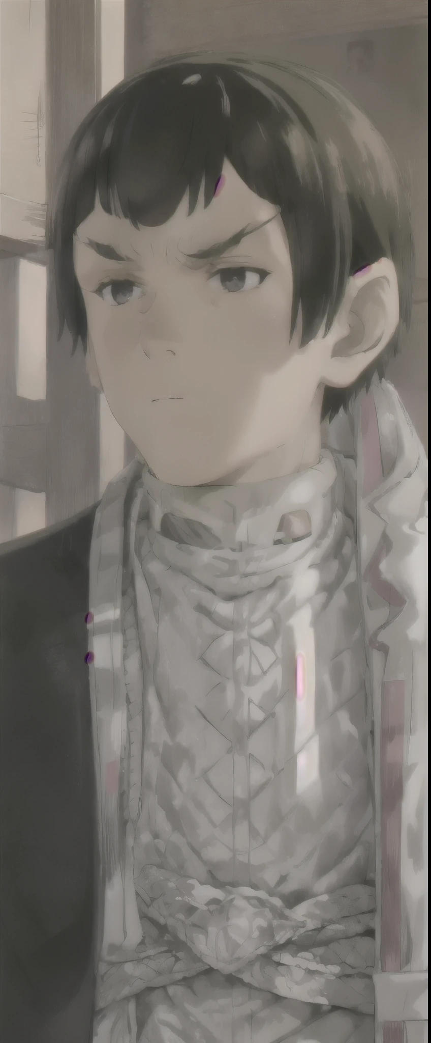 wz_sousou_no_frieren_style romulan male pointy eyebrows pointy ears forehead ridge