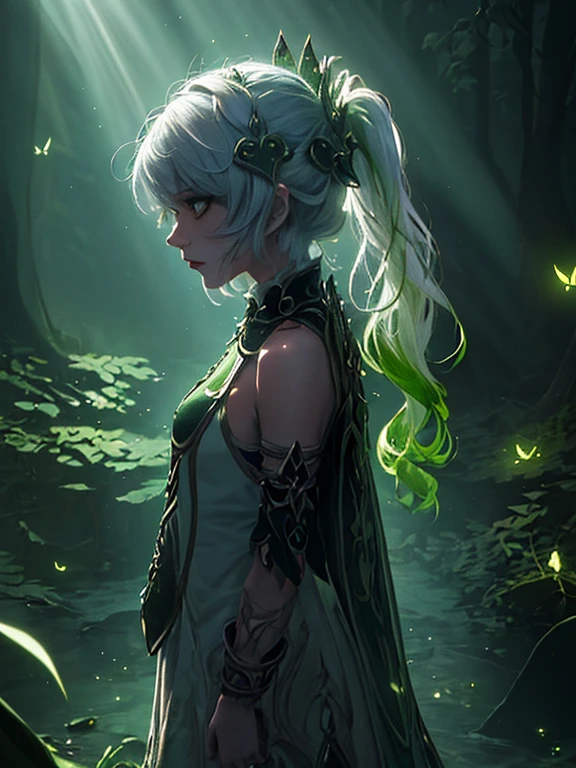 in the dark, mystical forest, a powerful evil womanейка emerges from the depths of her own Creation. Her presence is accompanied by an intimidating aura.., emits ominous energy, striking fear into the hearts of all, who will meet her.. With her mesmerizing, sparkling eyes, she possesses the ability to мозг былhing and manipulate others, using your powers, corrupt the purest souls.

Worn in torn condition, ethereal clothes, her anger is emphasized, as her figure is partially visible through translucent clothing, causing intrigue, just like desire. There&#39;s an epic vibe around her.., as if the very fabric of reality bends to her will. She is surrounded by an otherworldly glow, throwing an eerie light onto the stage.

In the background, ghostly figures float silently, representing souls, which she captured and enslaved. The air is filled with a sense of foreboding, as the ghostly ghosts silently mourn their tragic fate.. Highest overall image quality, Every complex detail is carefully and masterfully drawn..

The artistic style combines elements of a dark portrait.., demonstration of the perverted beauty of the villain, and unearthly landscape, depicting a ghostly forest, which serves as her domain. Dark colors predominate in the color palette., cool tones, emphasizing a dark and supernatural atmosphere.

The lighting in the scene is atmospheric and dramatic.., with rays of soft moonlight, breaking through the dense foliage, Creating an enchanting effect. Shadows dance and play on the villain&#39;Face, highlighting her evil expression and further enhancing her mysterious presence.

((Best quality, 4k, A high resolution, Masterpiece:1.2)), ultra detailed, (Realistic, photoRealistic, photo-Realistic:1.37), HDR, Studio lighting, Ultra-fine painting, sharp focus, physically based rendering, very detailed description, professional, Bright colors, hips.

hope, This advice accurately reflects the essence of the topic "Creation, ((villainous aura)), evil woman