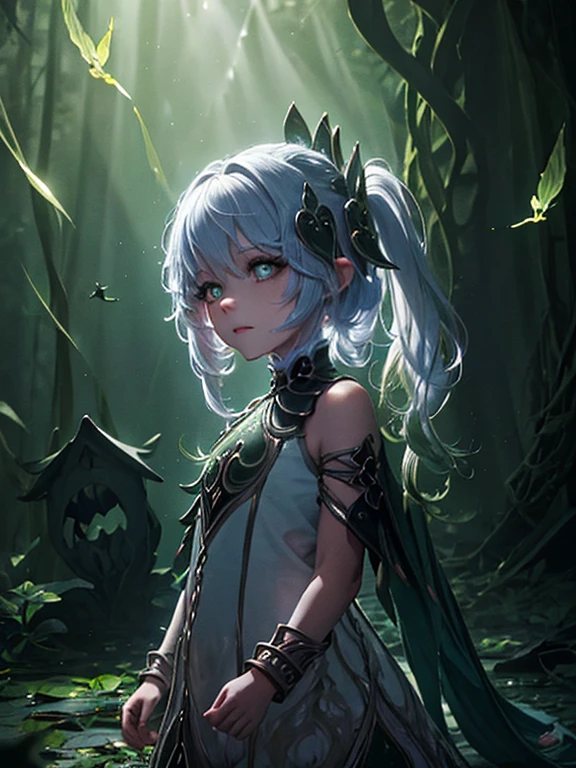 in the dark, mystical forest, a powerful evil womanейка emerges from the depths of her own Creation. Her presence is accompanied by an intimidating aura.., emits ominous energy, striking fear into the hearts of all, who will meet her.. With her mesmerizing, sparkling eyes, she possesses the ability to мозг былhing and manipulate others, using your powers, corrupt the purest souls.

Worn in torn condition, ethereal clothes, her anger is emphasized, as her figure is partially visible through translucent clothing, causing intrigue, just like desire. There&#39;s an epic vibe around her.., as if the very fabric of reality bends to her will. She is surrounded by an otherworldly glow, throwing an eerie light onto the stage.

In the background, ghostly figures float silently, representing souls, which she captured and enslaved. The air is filled with a sense of foreboding, as the ghostly ghosts silently mourn their tragic fate.. Highest overall image quality, Every complex detail is carefully and masterfully drawn..

The artistic style combines elements of a dark portrait.., demonstration of the perverted beauty of the villain, and unearthly landscape, depicting a ghostly forest, which serves as her domain. Dark colors predominate in the color palette., cool tones, emphasizing a dark and supernatural atmosphere.

The lighting in the scene is atmospheric and dramatic.., with rays of soft moonlight, breaking through the dense foliage, Creating an enchanting effect. Shadows dance and play on the villain&#39;Face, highlighting her evil expression and further enhancing her mysterious presence.

((Best quality, 4k, A high resolution, Masterpiece:1.2)), ultra detailed, (Realistic, photoRealistic, photo-Realistic:1.37), HDR, Studio lighting, Ultra-fine painting, sharp focus, physically based rendering, very detailed description, professional, Bright colors, hips.

hope, This advice accurately reflects the essence of the topic "Creation, ((villainous aura)), evil woman