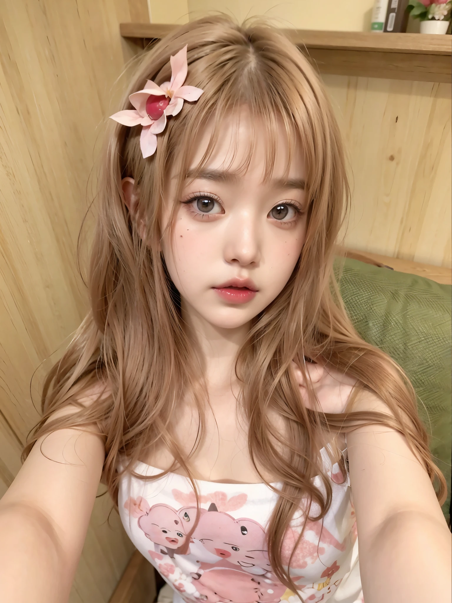 hay una chica con el pelo largo y un lazo rosa en la cabeza, linda cara de anime natural, chica anime en la vida real, linda chica kawaii, bella delfina, peinado kawaii, Retrato realista kawaii, el corte de hime, shikami, peinado kawaii, Lalisa Manobal, linda chica anime, bonita cara de anime, sakura kinomoto