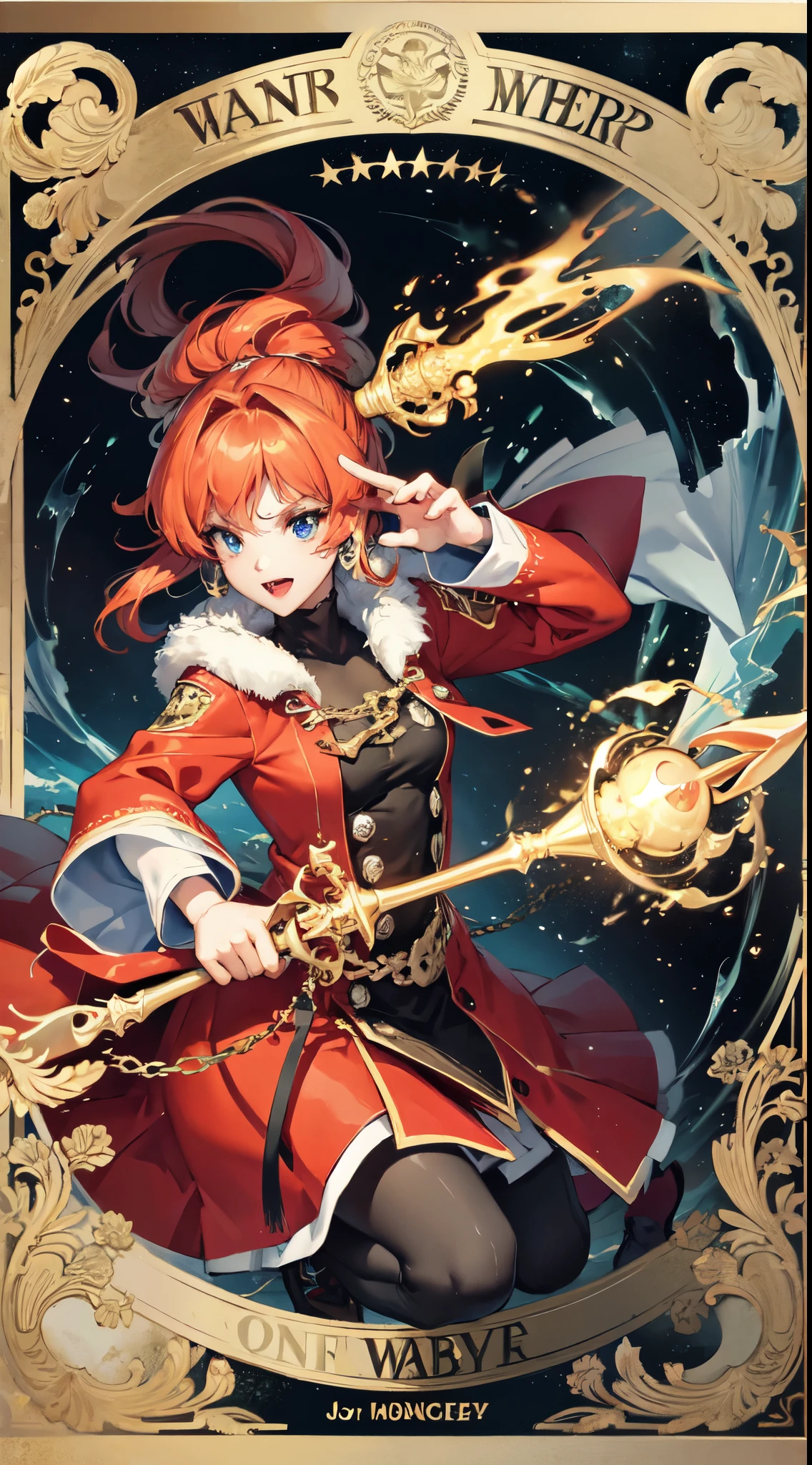 Fire wand, Water wand, Lightning wand