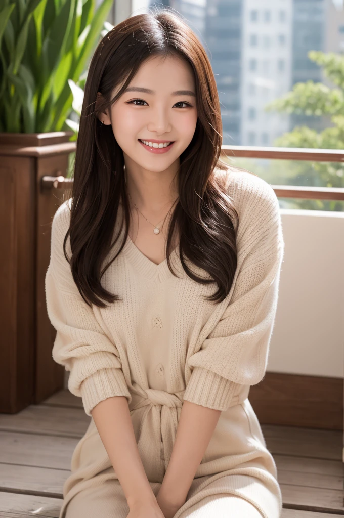 highest quality,happy smile,joy,calm,peaceful,Calm