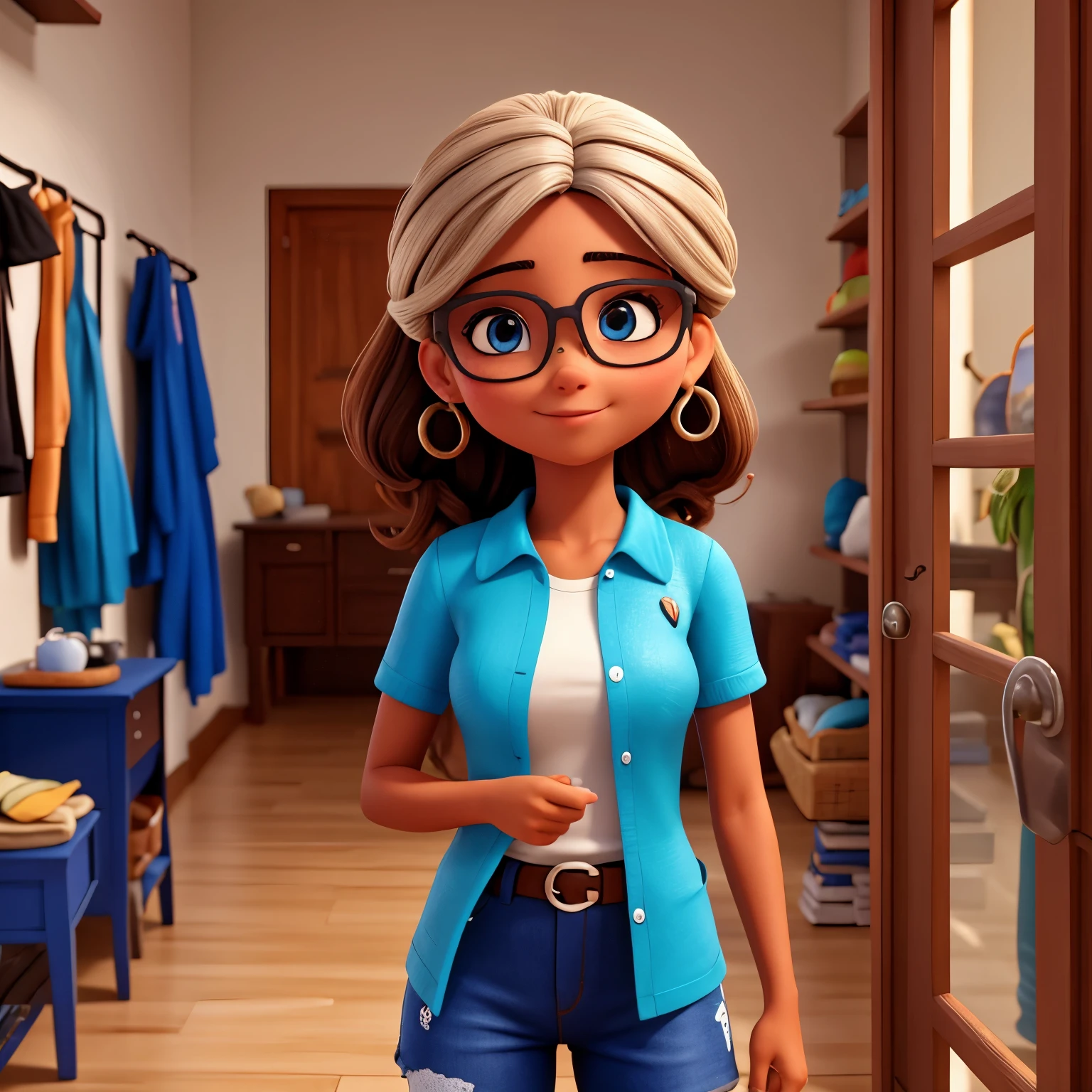 [mulher de pele branca:1.2, cabelo curto e ruivo com uma franja curta:1.2, vestida com cores neutraa, olhos castanhos brilhantes ao lado de seu companheiro, de pele clara, cabelo curto com leves entradas, wearing prescription glasses, olhos castanhos brilhantes, uaando uma roupa preta]