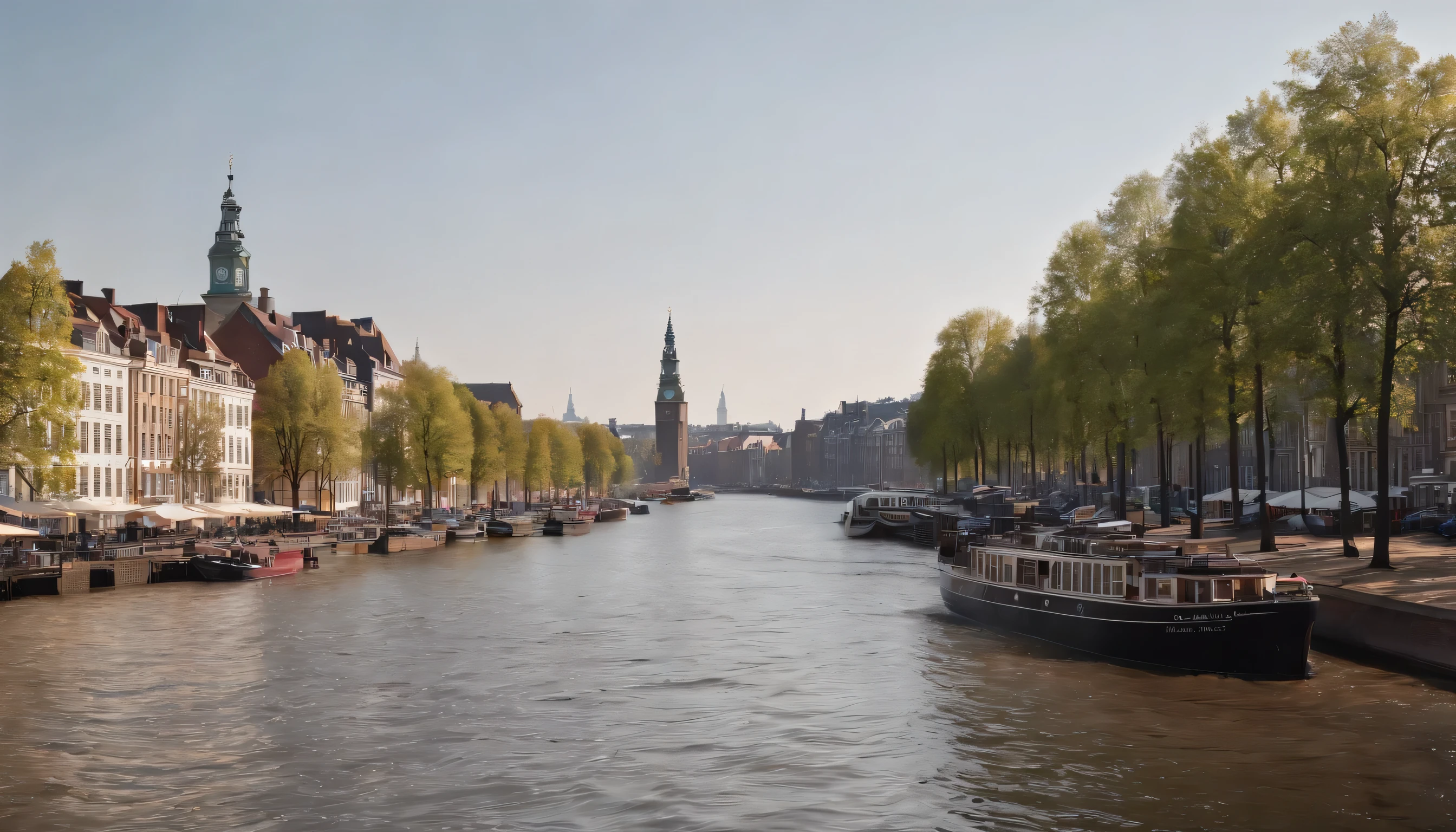 (Highly detailed CG Unity 8k wallpaper、masterpiece、highest quality、Super detailed)、(best lighting、best shadow、very delicate and beautiful)、highest quality、8k、Detailed facial depiction、masterpiece、highest quality、clear image quality、
View of the Elbe river and harbor in Hamburg。