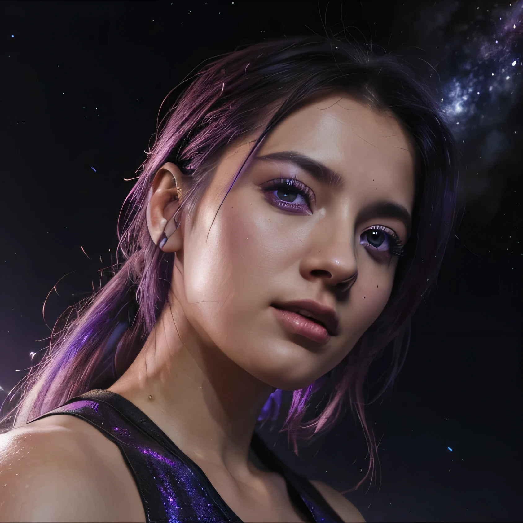 picture of a galaxy, purple blue pink hues shimmering star
ultimate super high resolution, wqhd, high definition, hyperrealistic, hyper detailed, unique masterpiece, dynamic visualisation realism