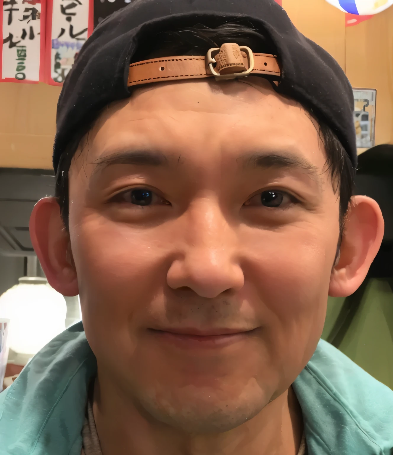 he is yoda from star wars、whole body、holding his face、face is green、The background is space、yoda's outfit