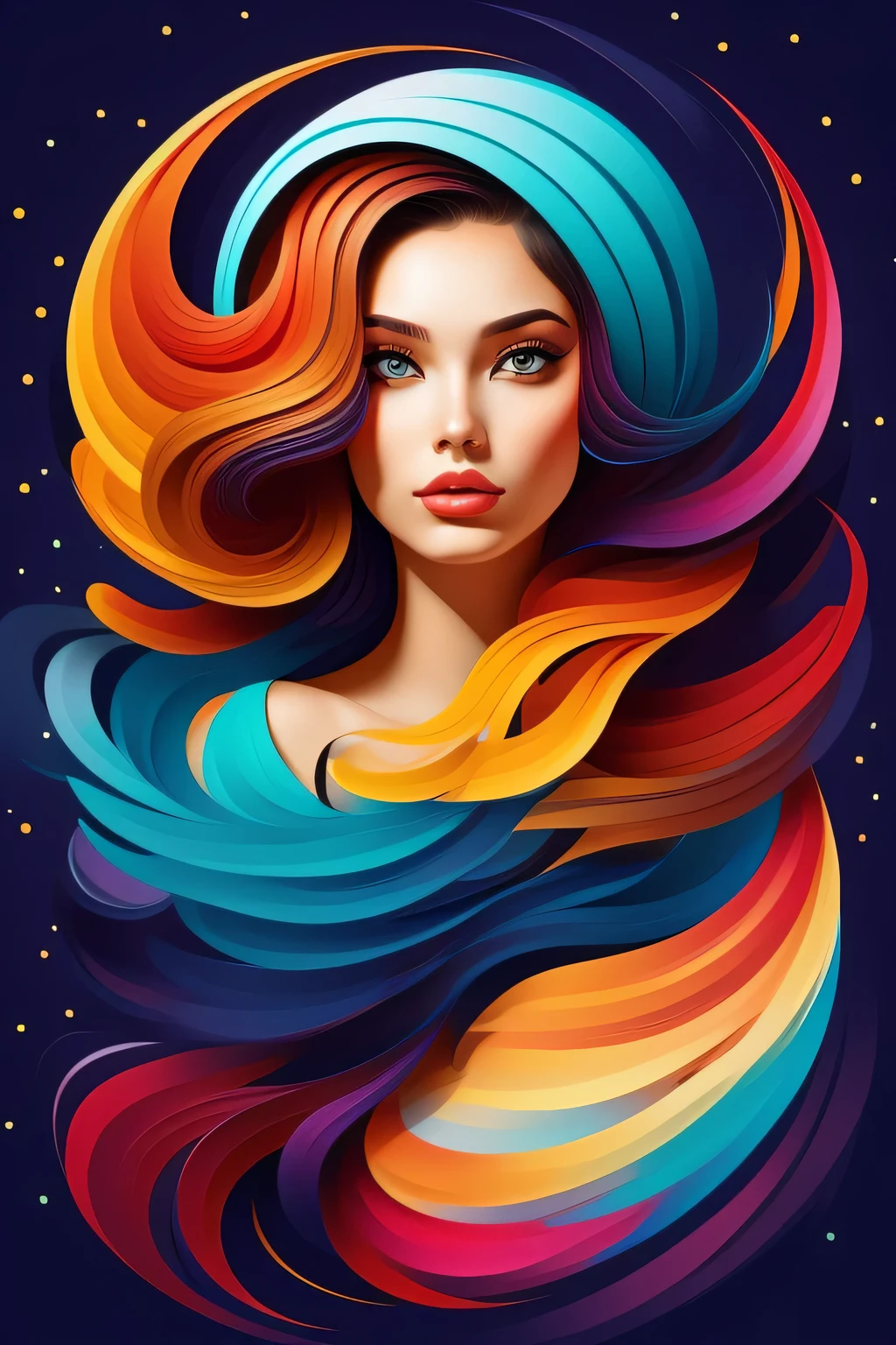 Printable art, one canvas painting, good poster and prin --auto --s2