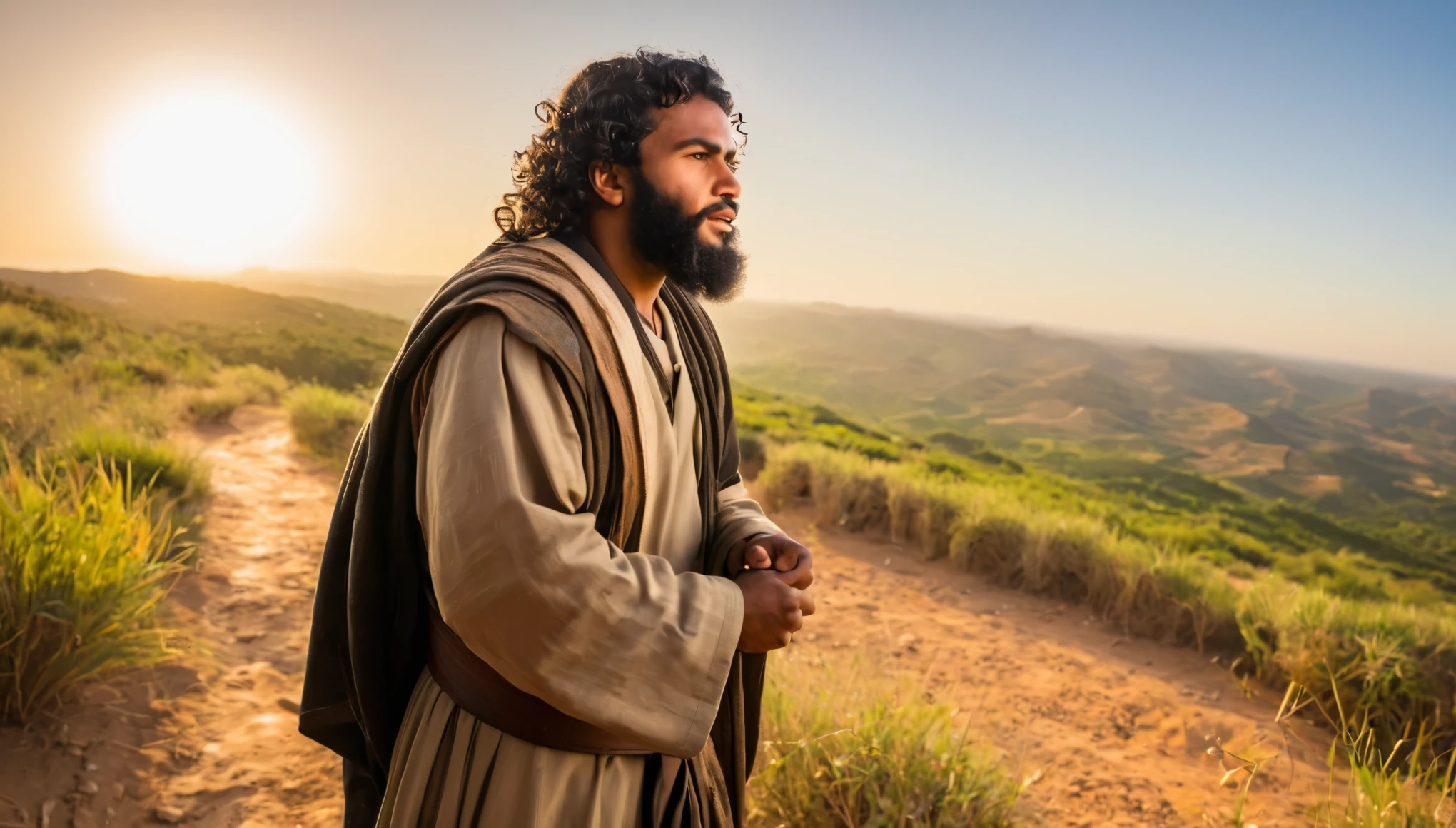 Ezekiel remains steadfast in his faith and calling, mesmo diante das dificuldades, demonstrating perseverance and trust in the word of God.