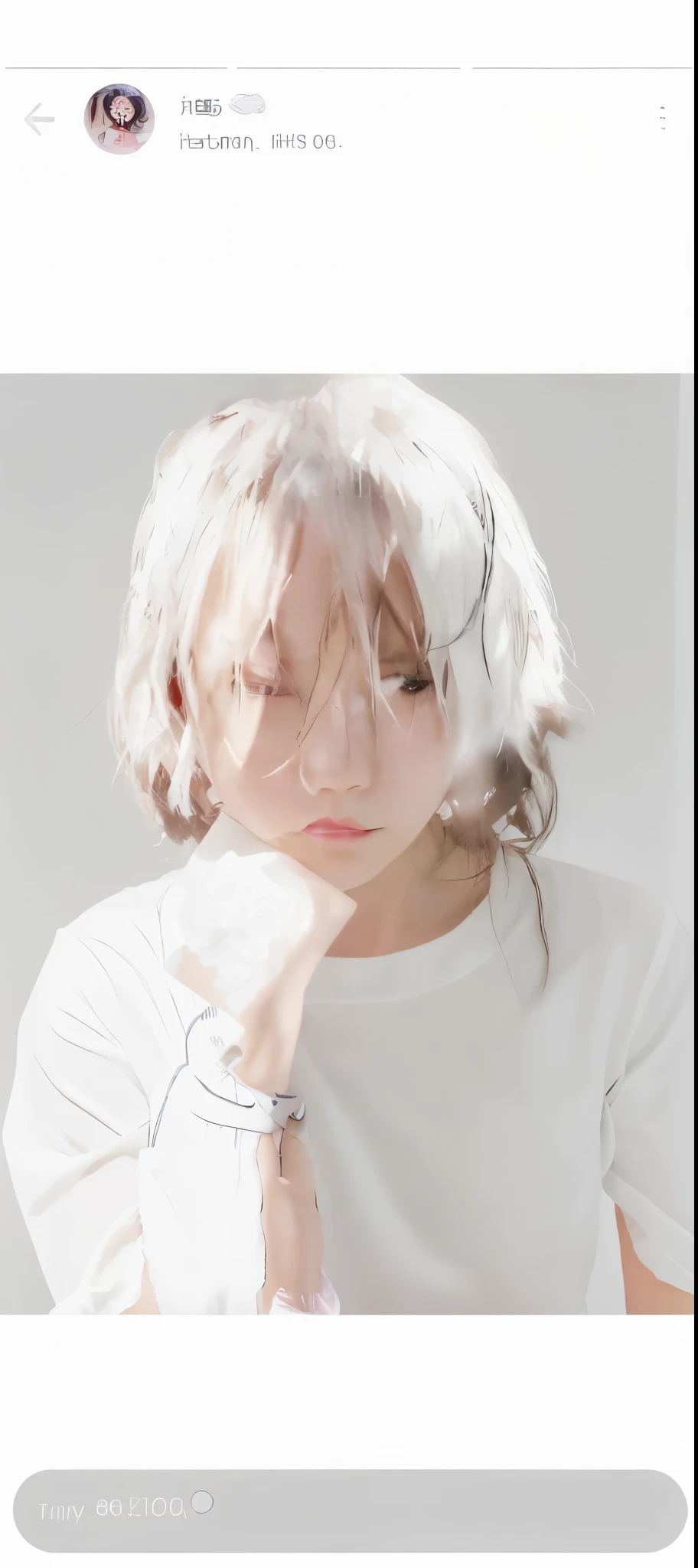Quiero que esta imagen la hagas animada, Anime Version, solo quiero su rostro, cambiale la camisa blanca por un vestido, don&#39;t put the time that appears there, solo quiero que plasmes su rostro exactamente igual en Anime Version