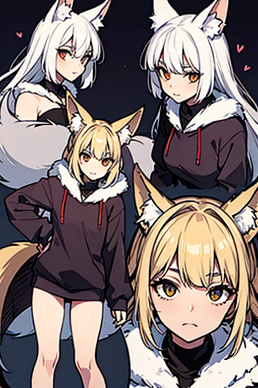  On four legs,＿ with a fox face,＿ in the body of a wolf,＿ With the tail of the snake&#39;s face,＿ eagle wings,＿ cute beast